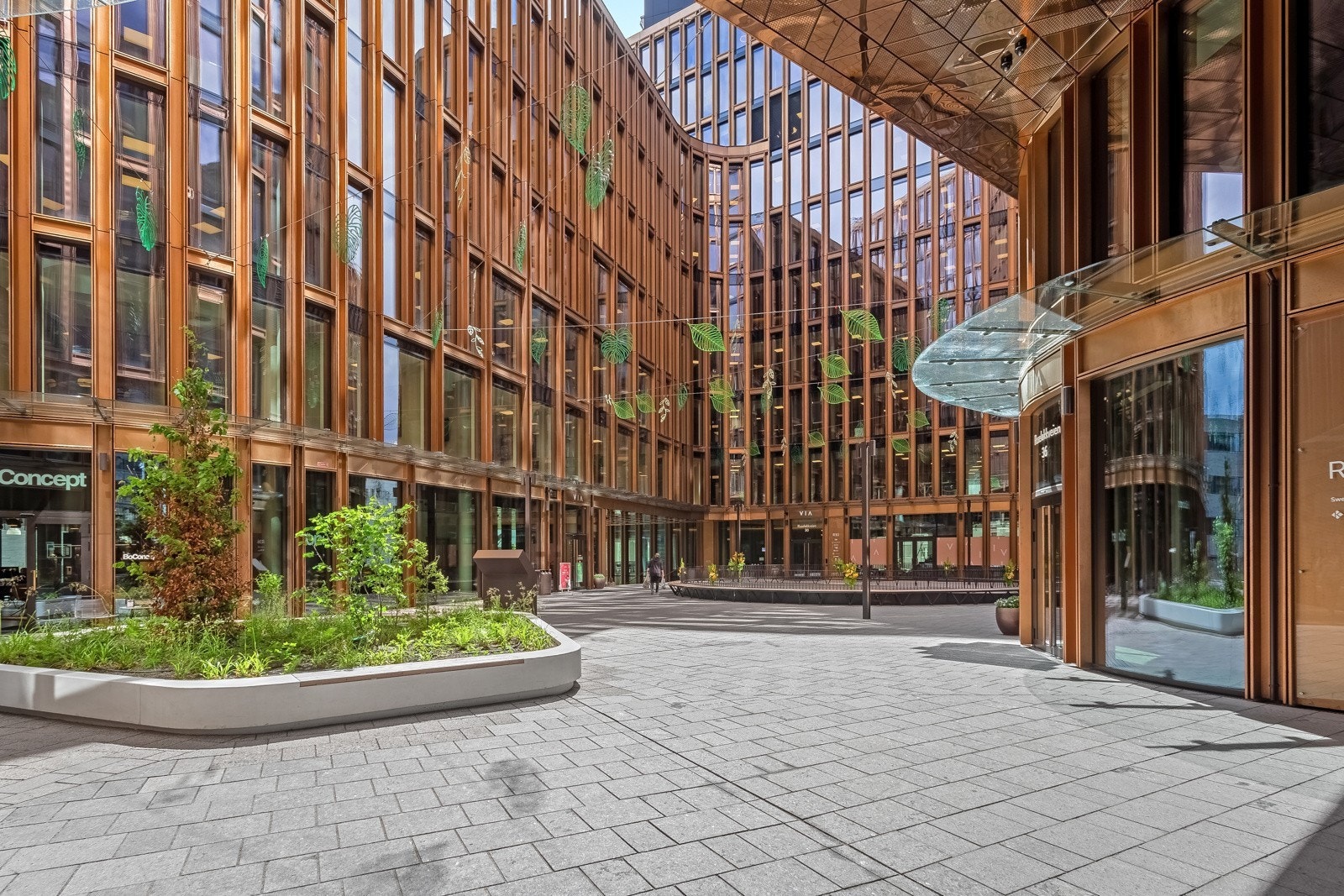 VIA Vika er et nytt, moderne kvartal og et nærsenter - med et bredt utvalg av shoppingmuligheter, tjenester og restauranter, akkurat det du trenger i hverdagen Galleribilde