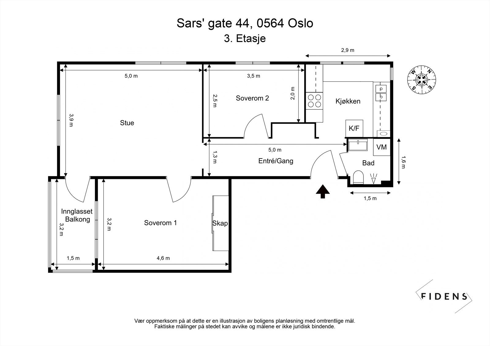 Plantegning Galleribilde