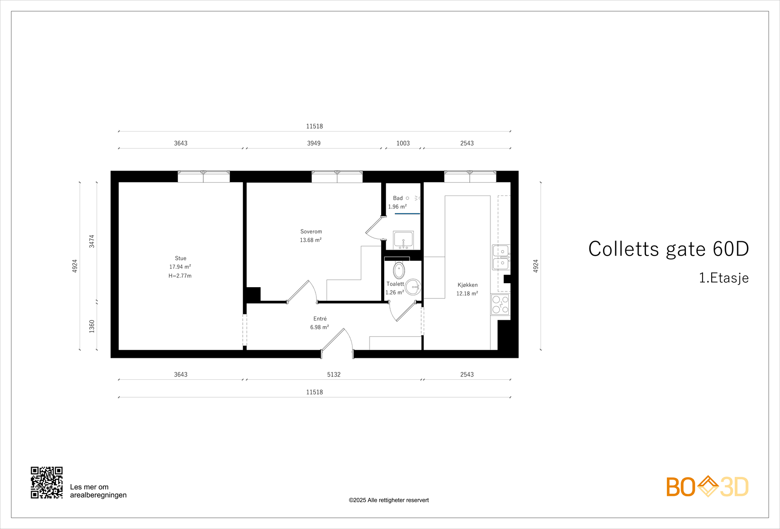 Plantegning Galleribilde