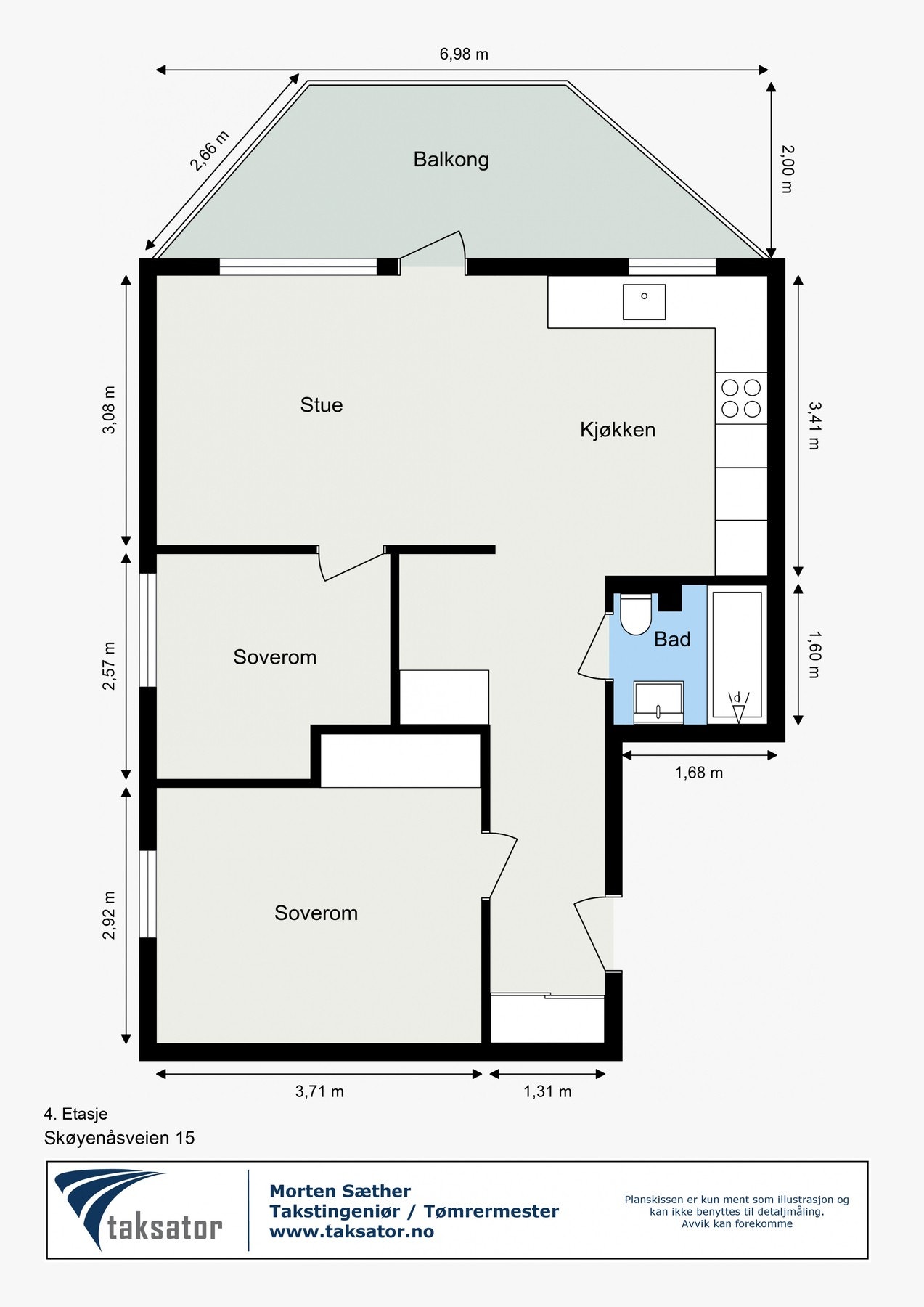 Planskisse. Galleribilde