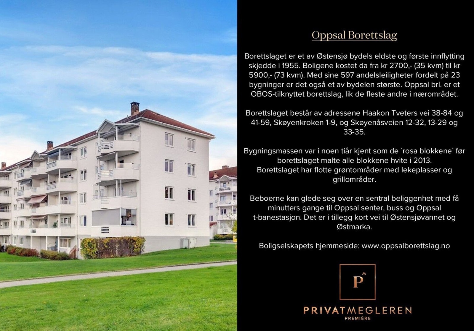 Leiligheten er en del av hyggelige Oppsal borettslag! Galleribilde