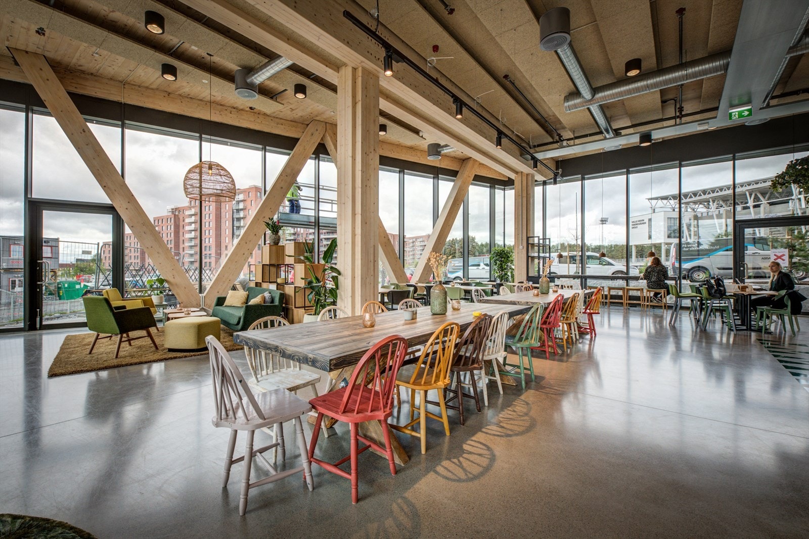 Områdebilde - Trewerket Restaurant, unikt bygg i massivtre med spennende mat. Galleribilde