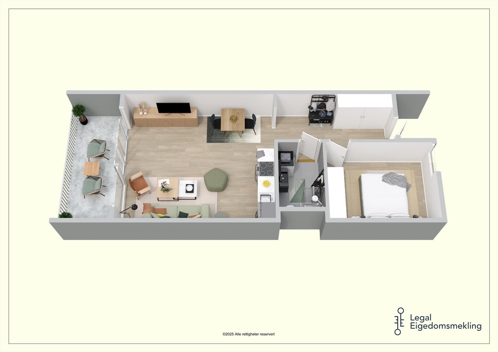 3D planteikning Galleribilde
