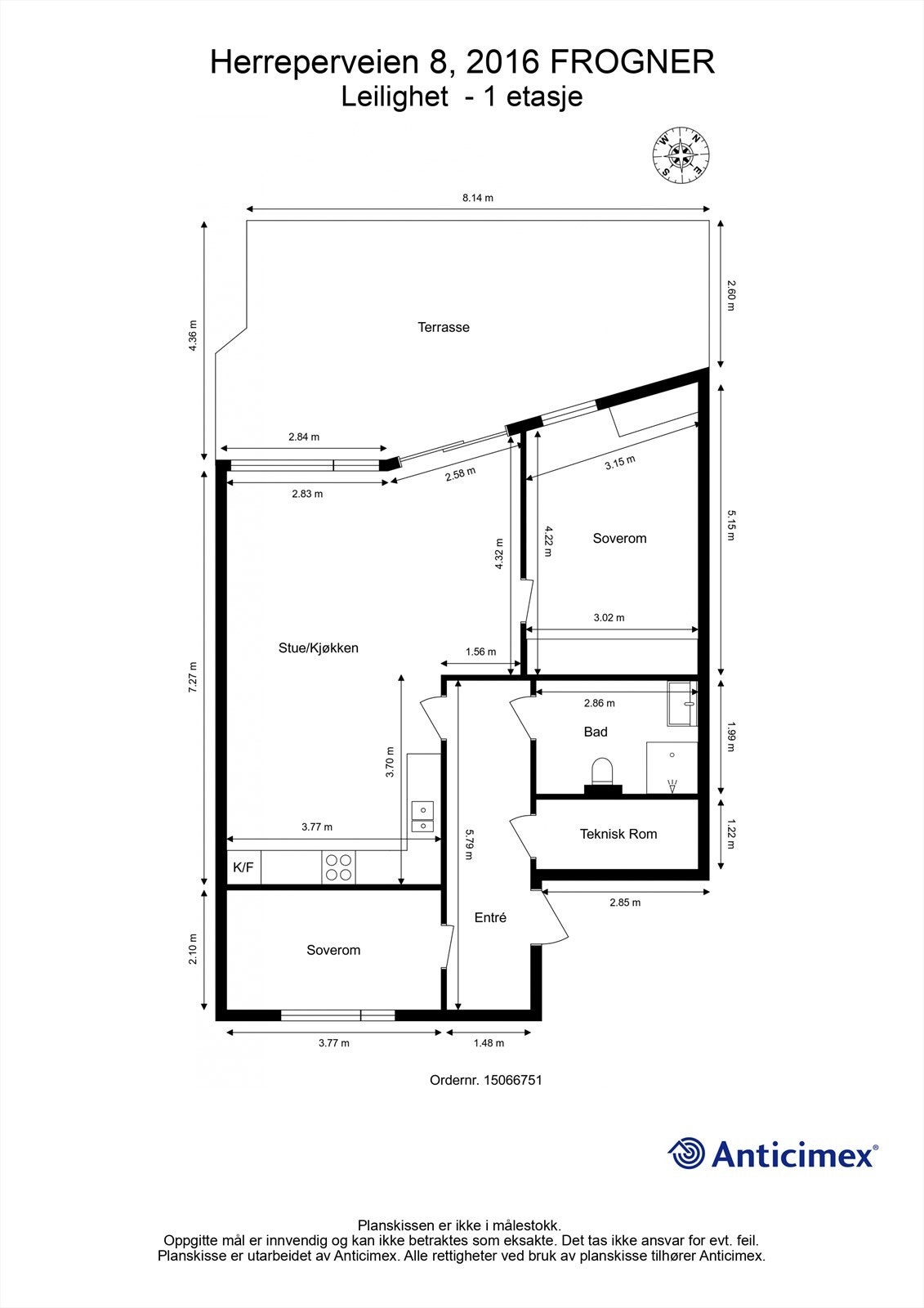 Plantegning Galleribilde