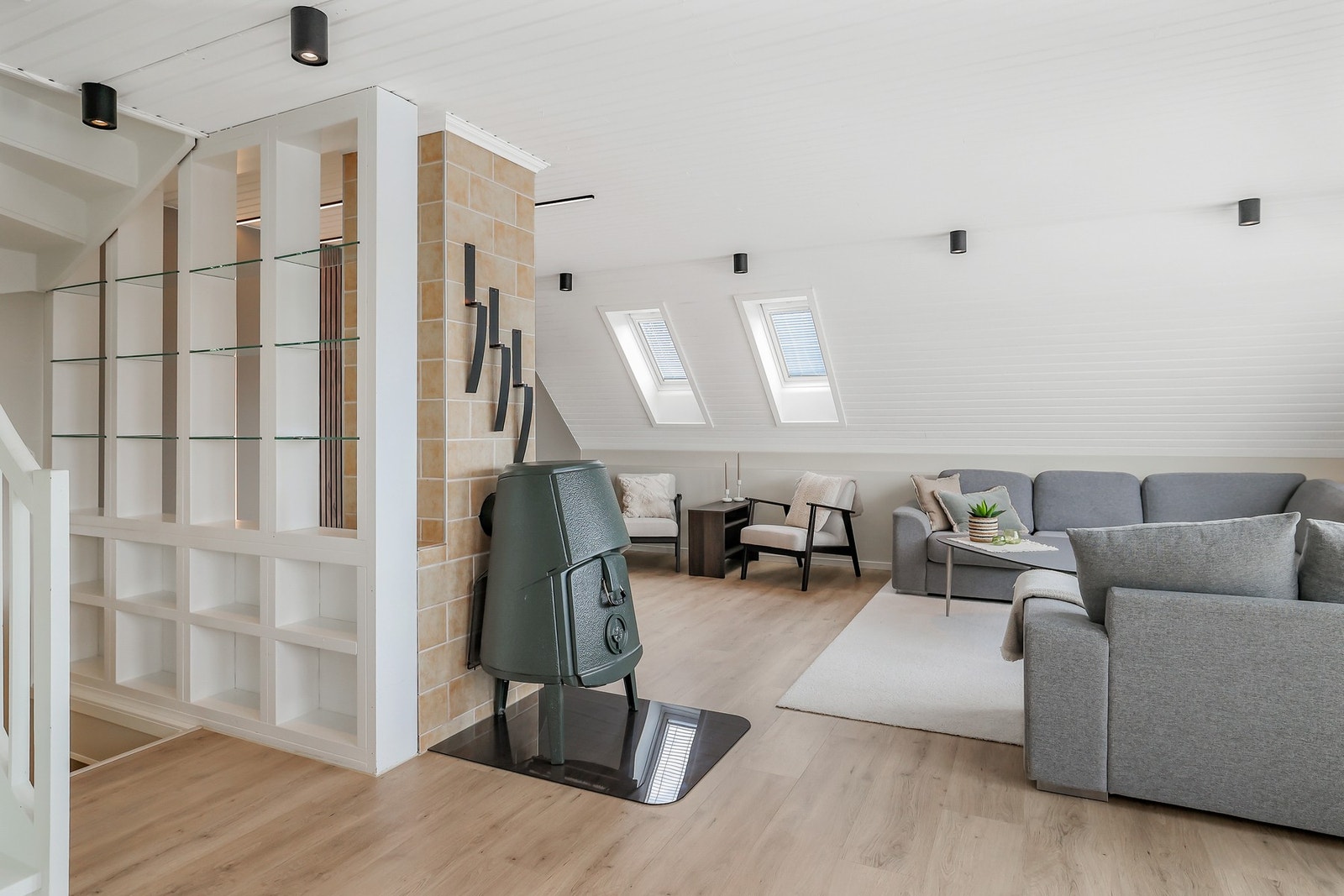 Det er gode muligheter for å tilføye eget preg i form av kunst og dekor. Galleribilde