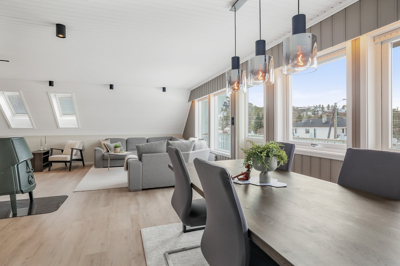 Stuen har mange naturlige soner. Galleribilde