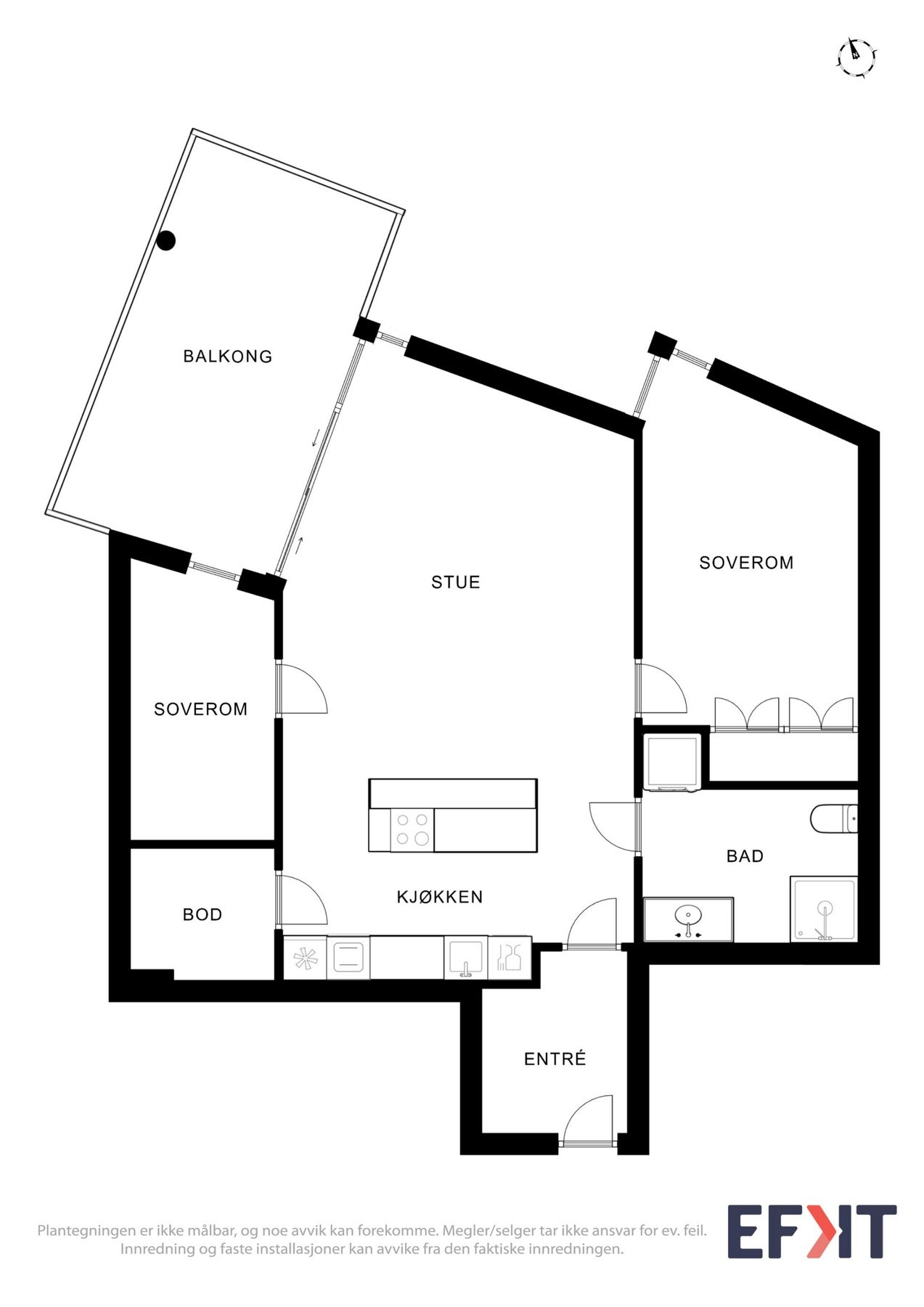 Plantegning. Galleribilde