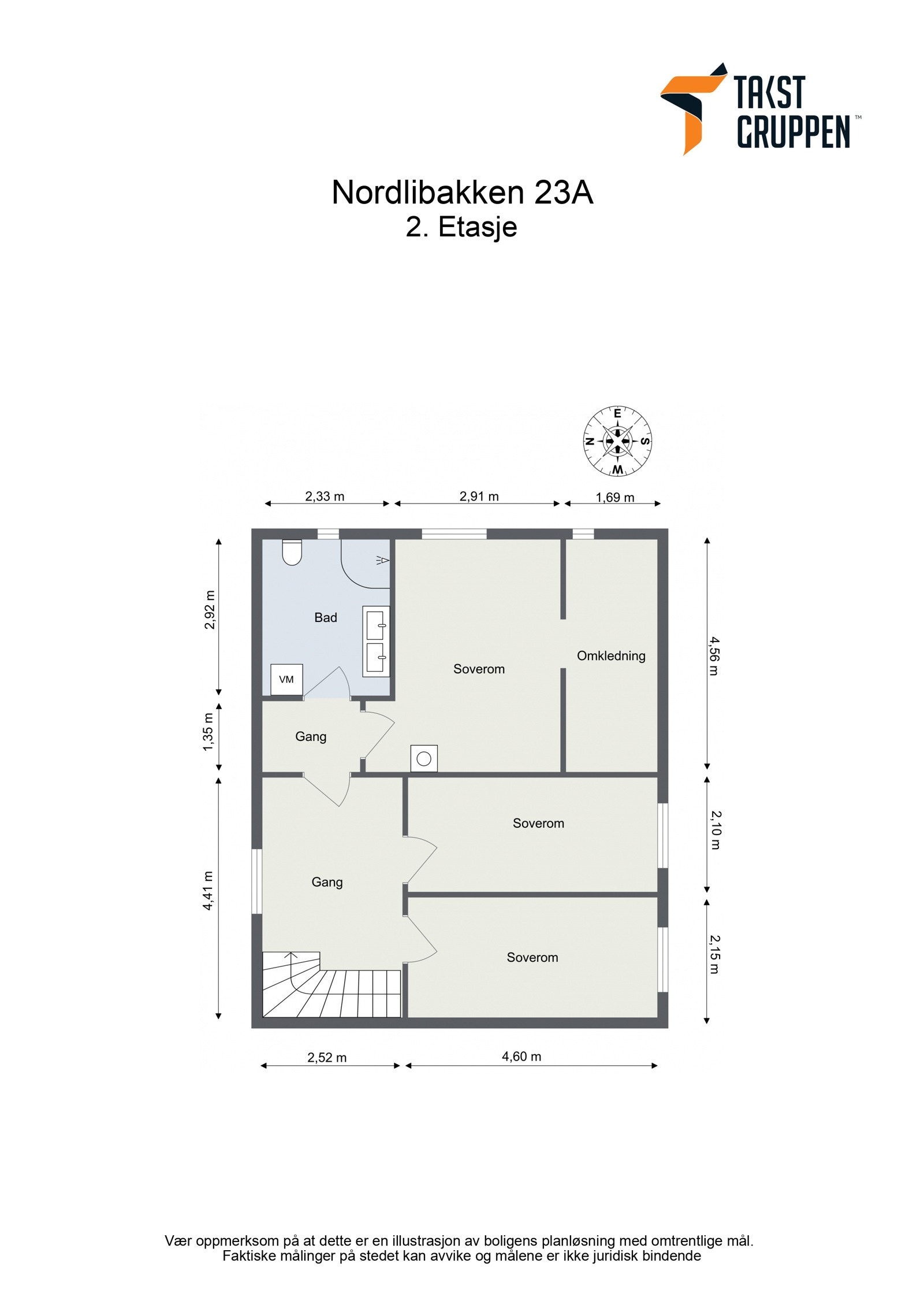 Planskisse - 2. Etasje Galleribilde