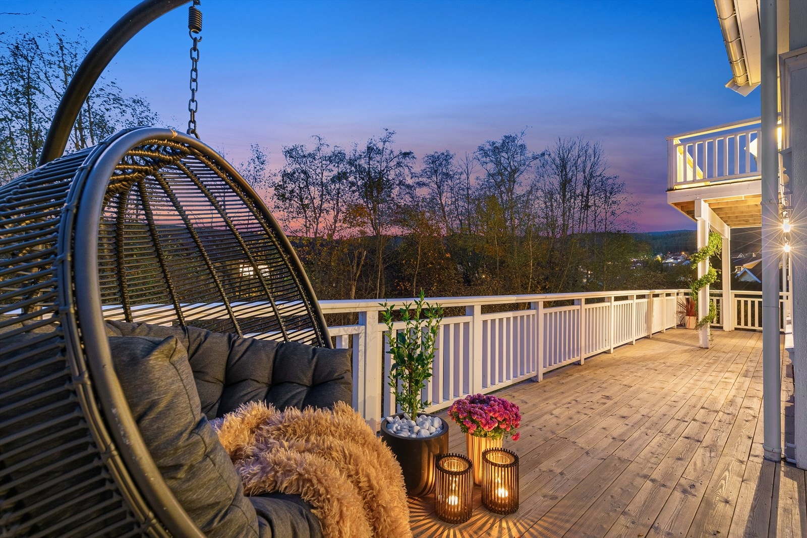 Solforholdene på eiendommen er gode - med sol gjennom store deler av dagen Galleribilde