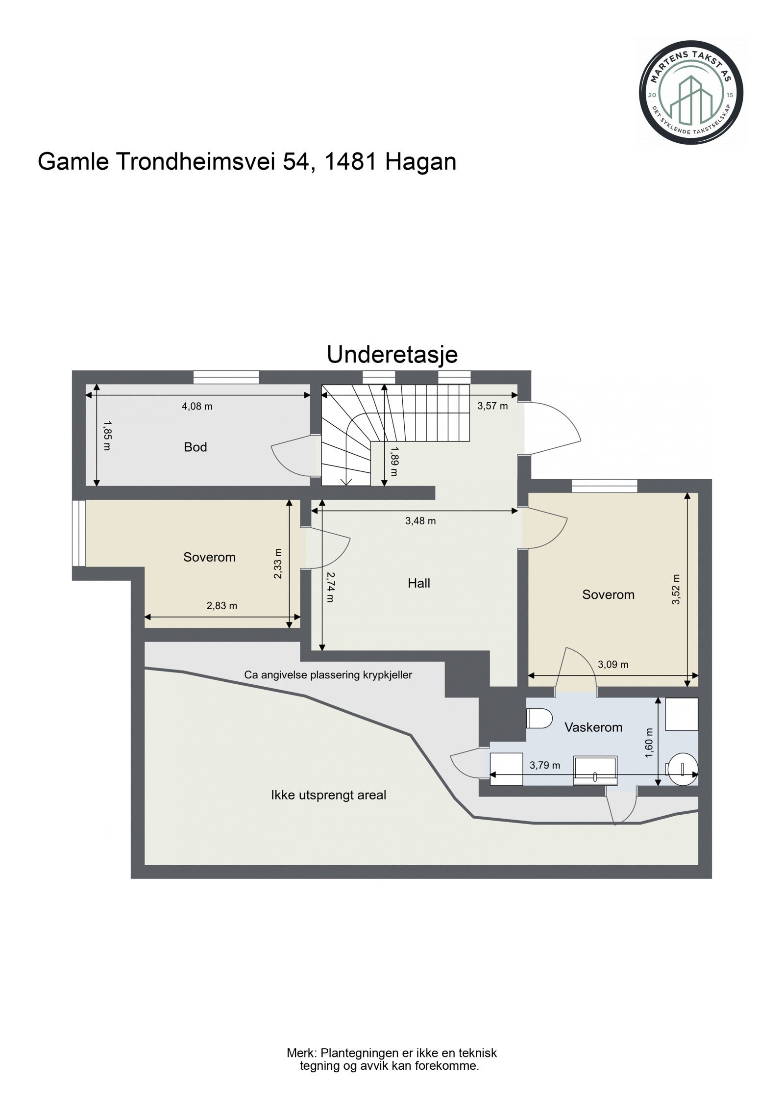 Plantegning | Underetasje Galleribilde