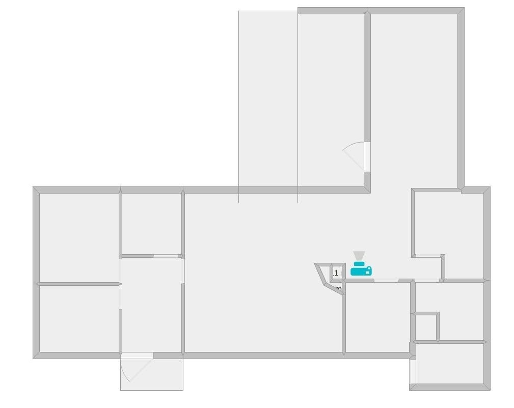 Planskisse (ikke målsatt) Galleribilde