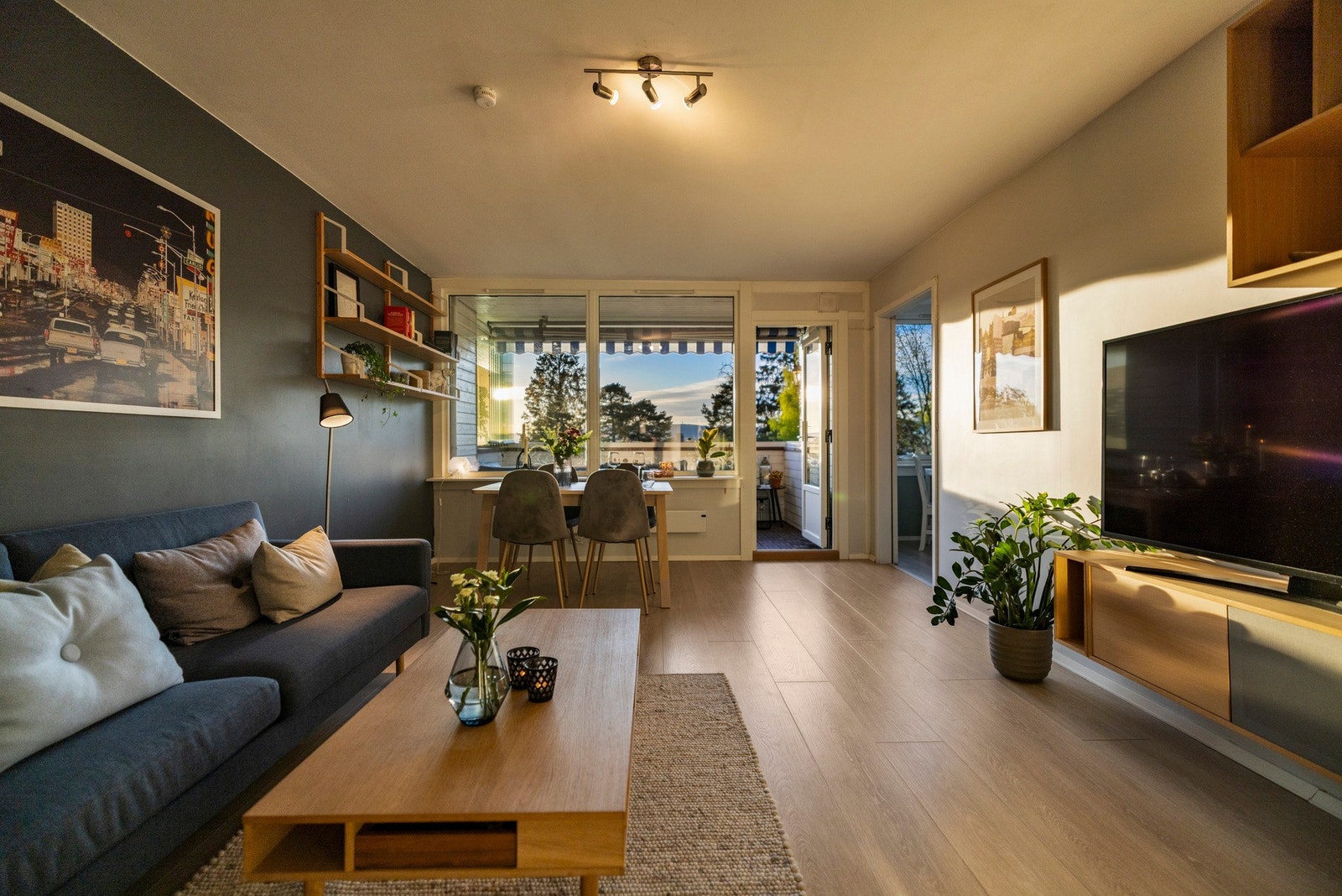 Lun kveldsstemning Galleribilde