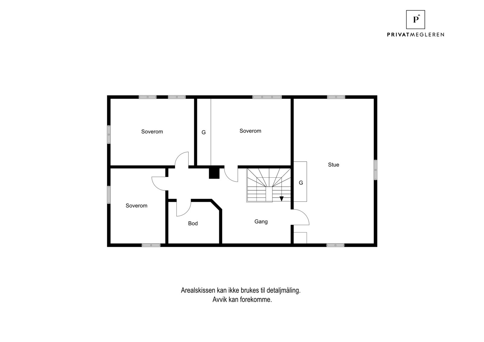 Plantegning 2. etasje Galleribilde
