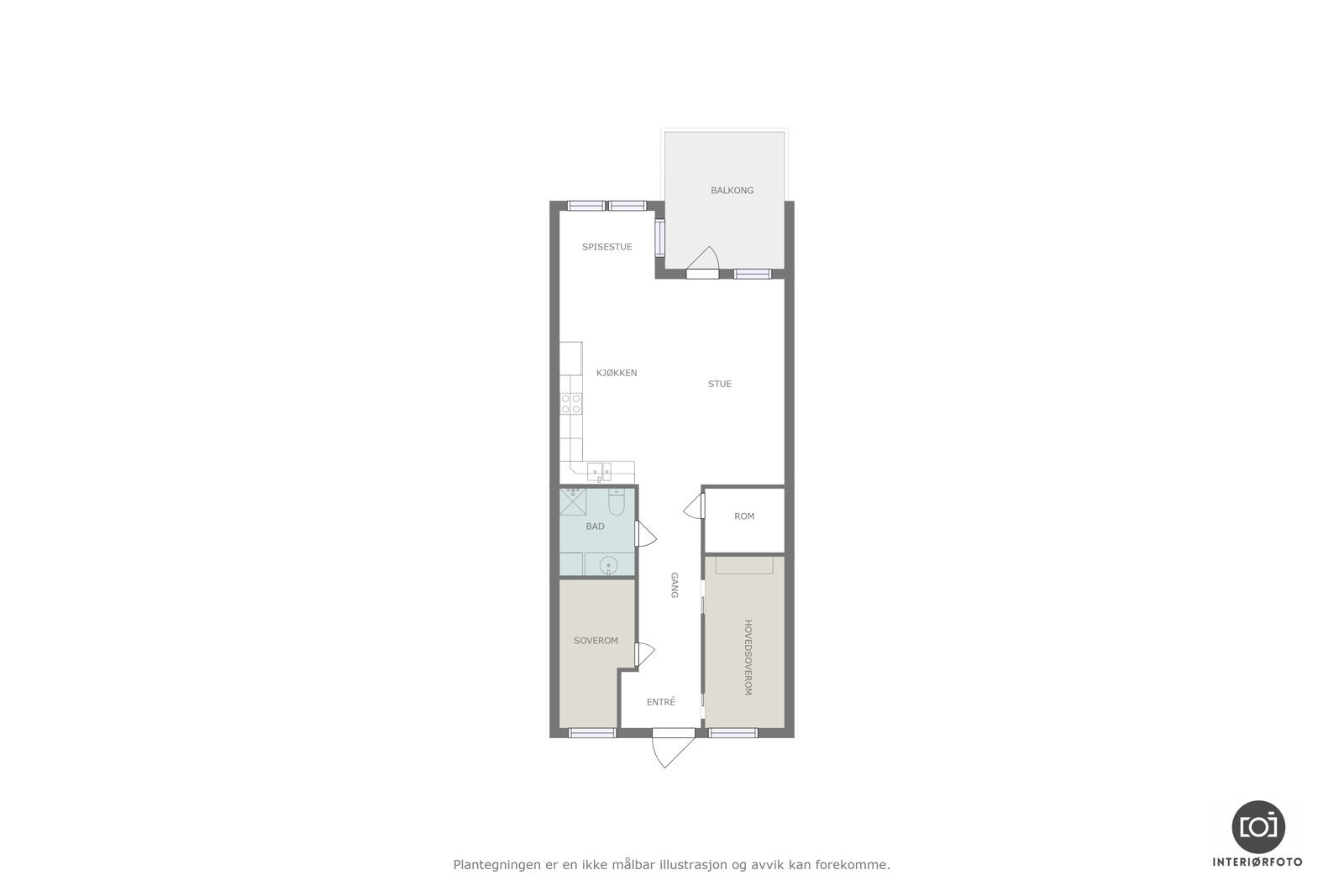 Plantegning Galleribilde