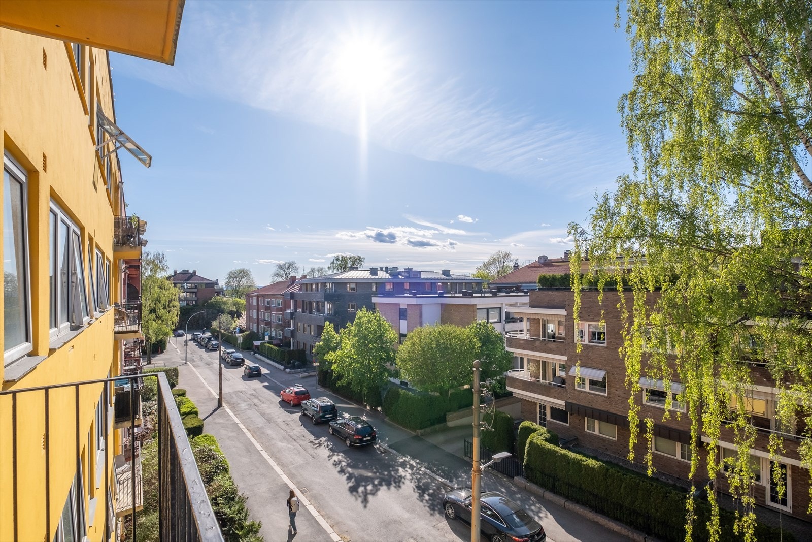 På balkongen er det god plass til utemøblement. Galleribilde