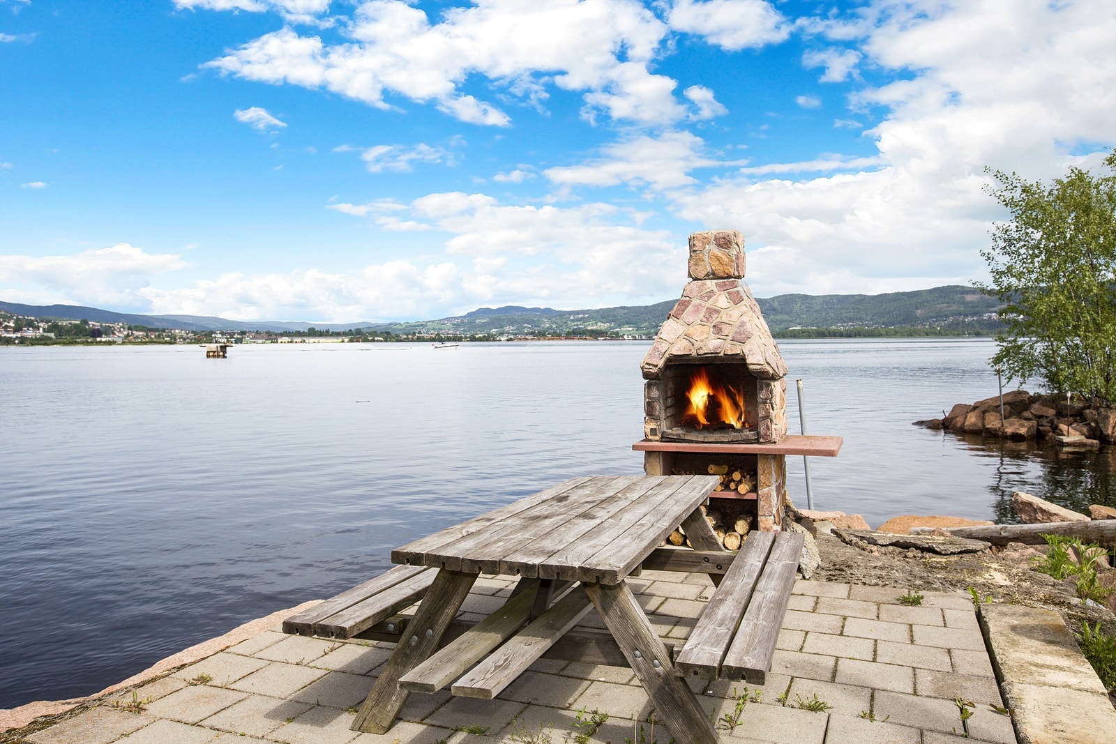 Sameiets opparbeidede fellesarealer. Galleribilde