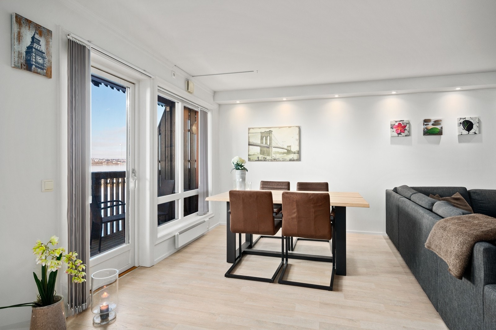 Her kan man nyte gode måltider og stunder med venner og familie Galleribilde