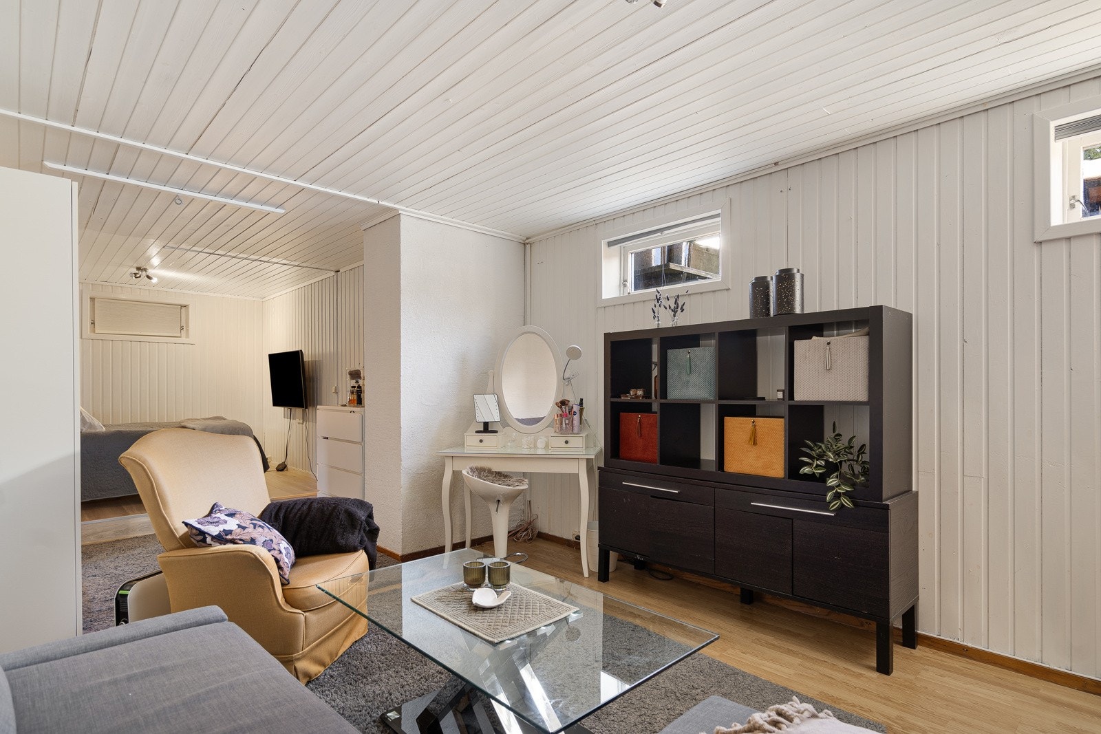 Kjellerstue og sovekrok - Perfekt for ungdommen Galleribilde