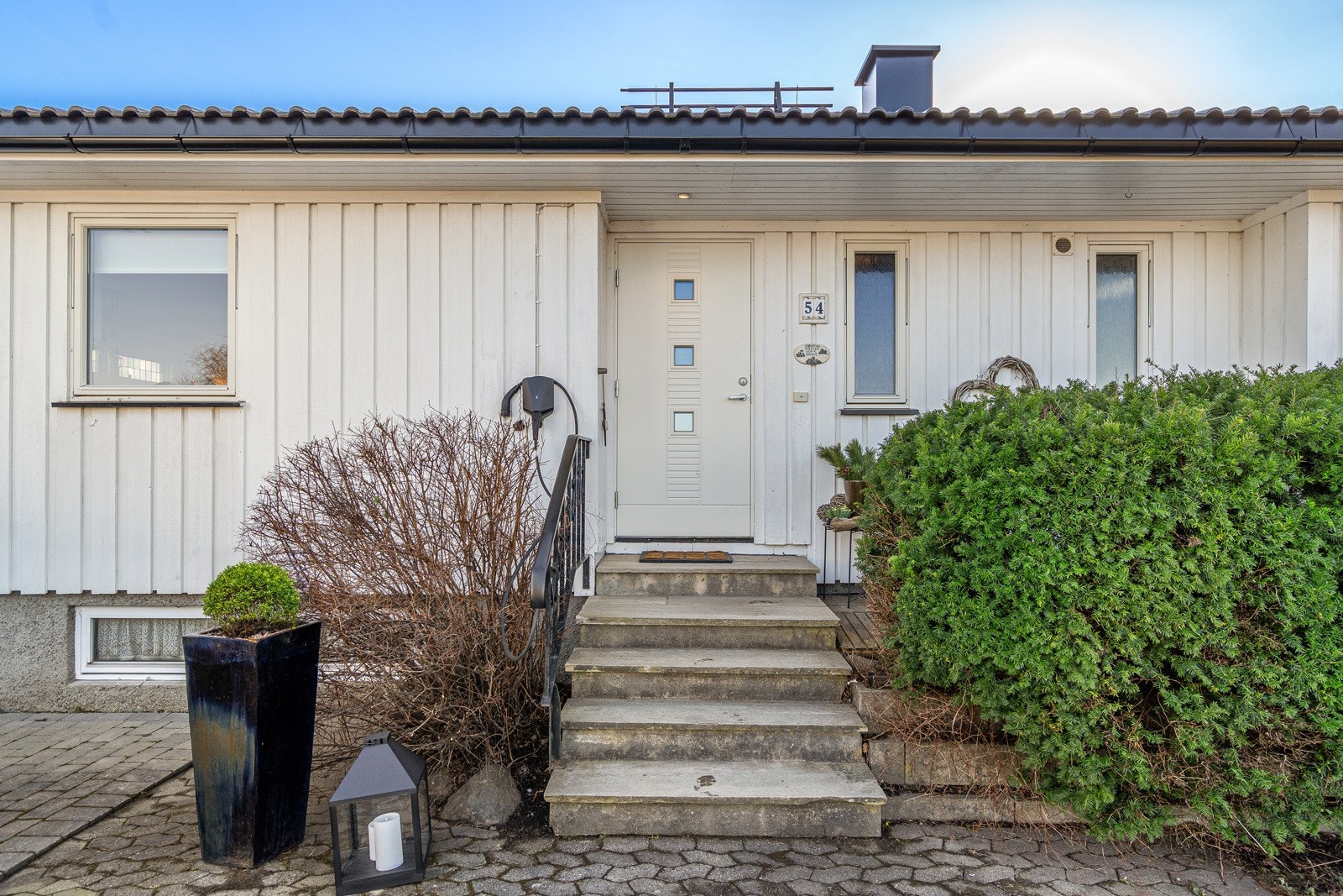 Overbygget inngangsparti Galleribilde