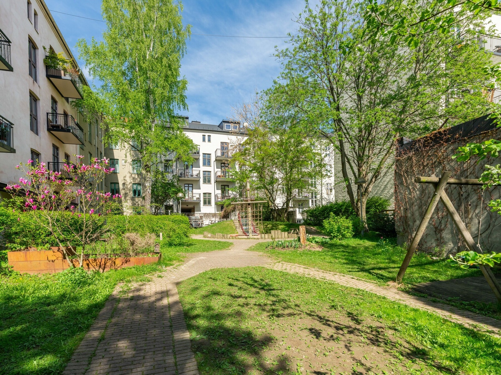 En av de fineste bakgårdene på Løkka! Galleribilde