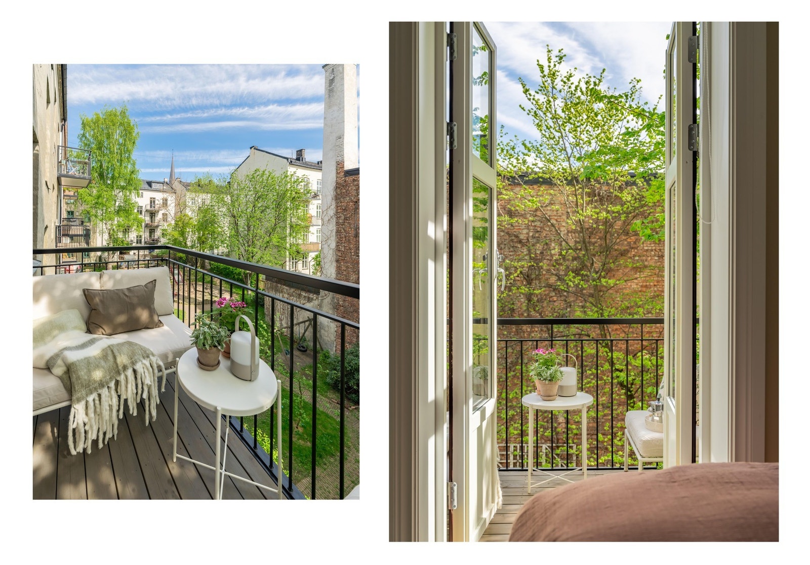 Herlige fløydører tar deg ut til det grønne! Galleribilde