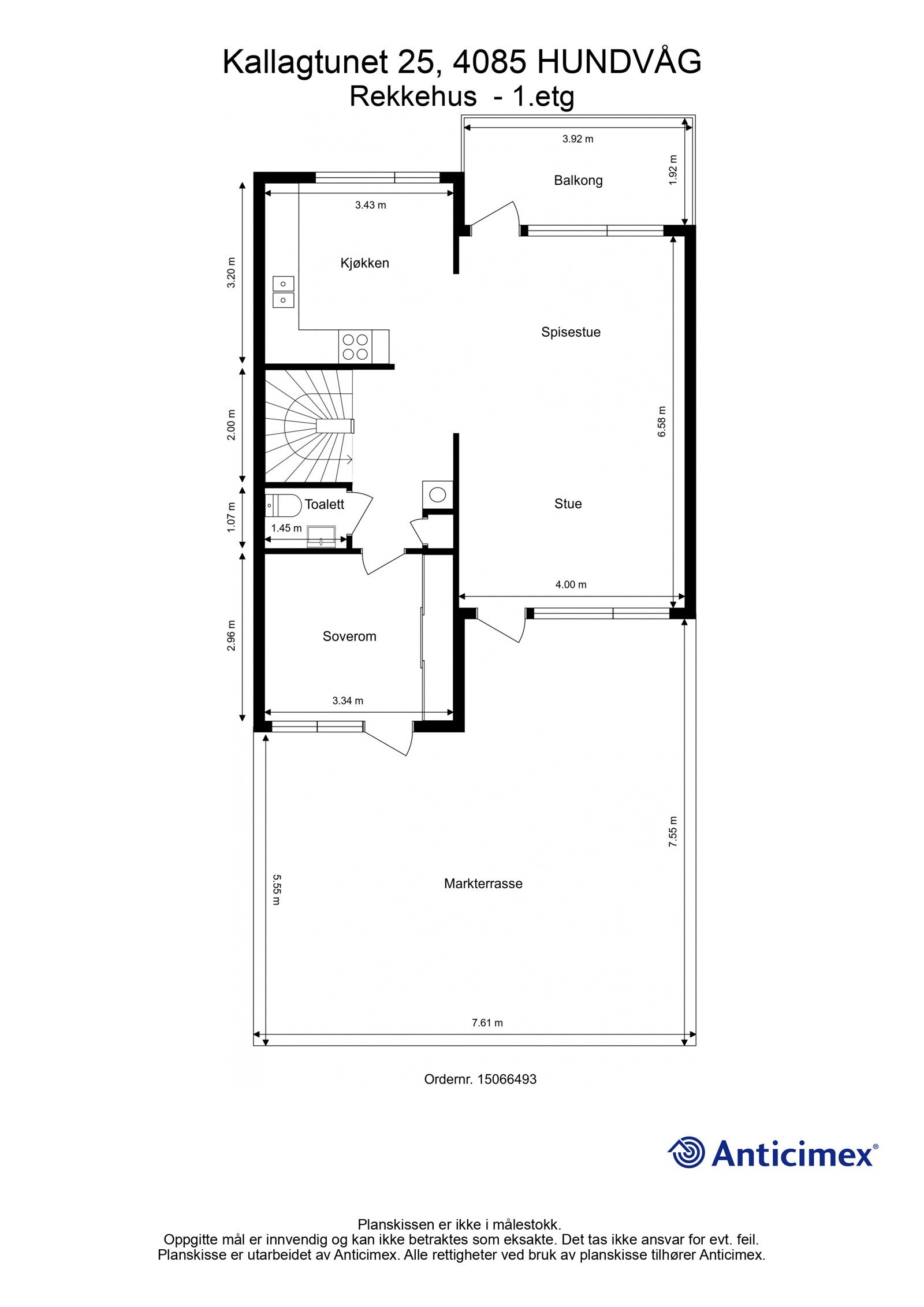 Plantegning - 1.etg Galleribilde