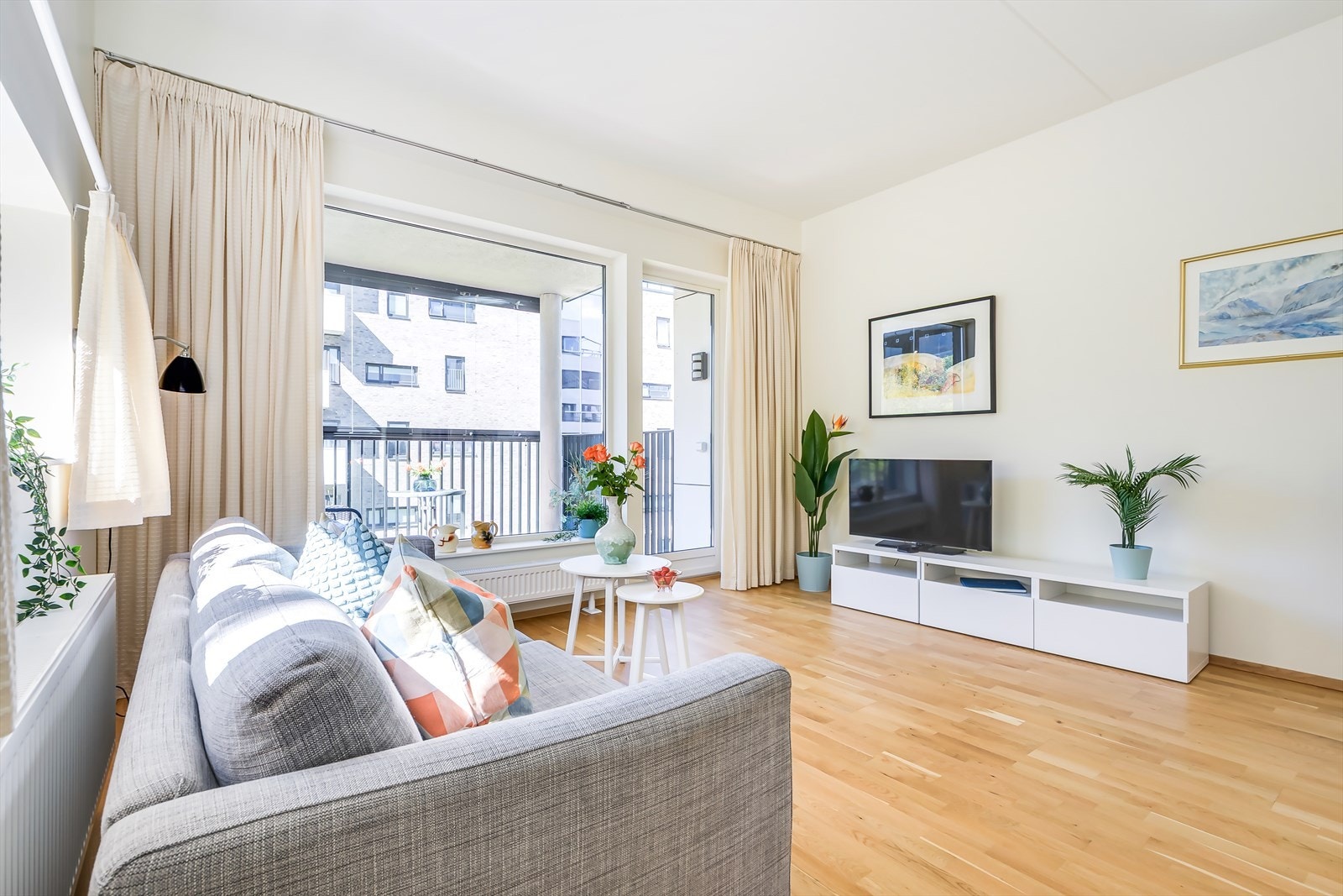 Fra stuen er det tilgang til en herlig balkong på 10 m² Galleribilde