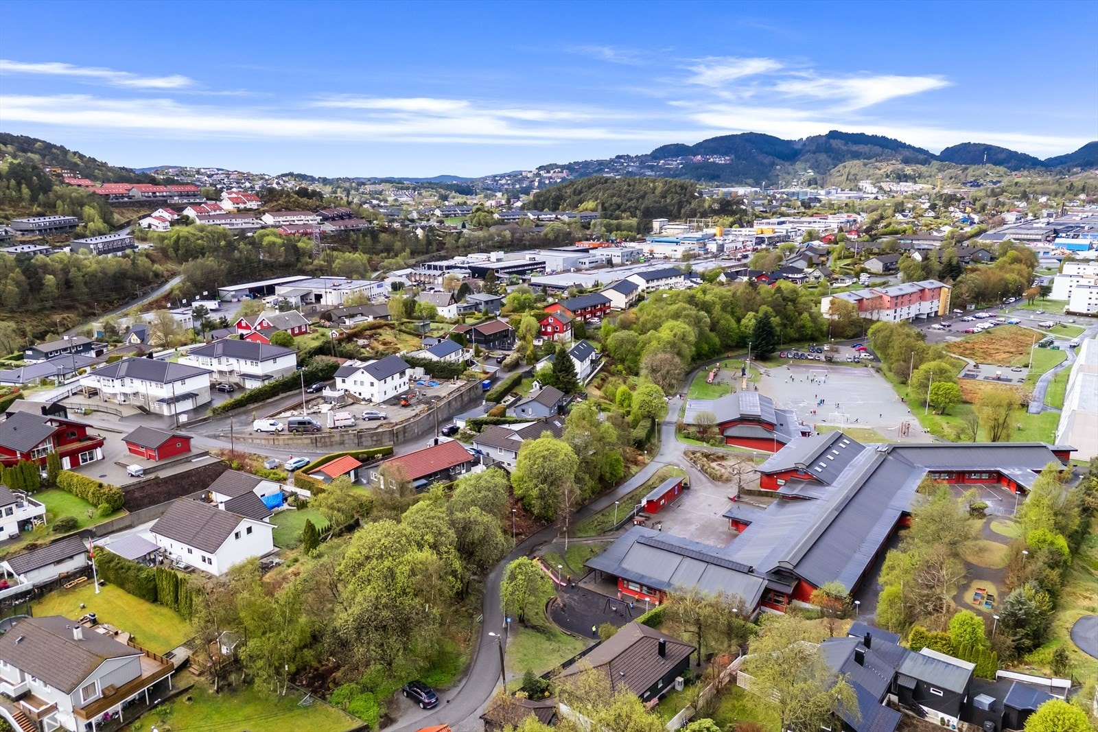 Dronefoto Galleribilde