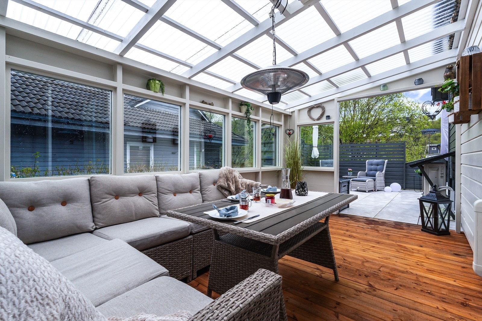 Denne er lun og fin å bruke på lange sommerkvelder. Galleribilde