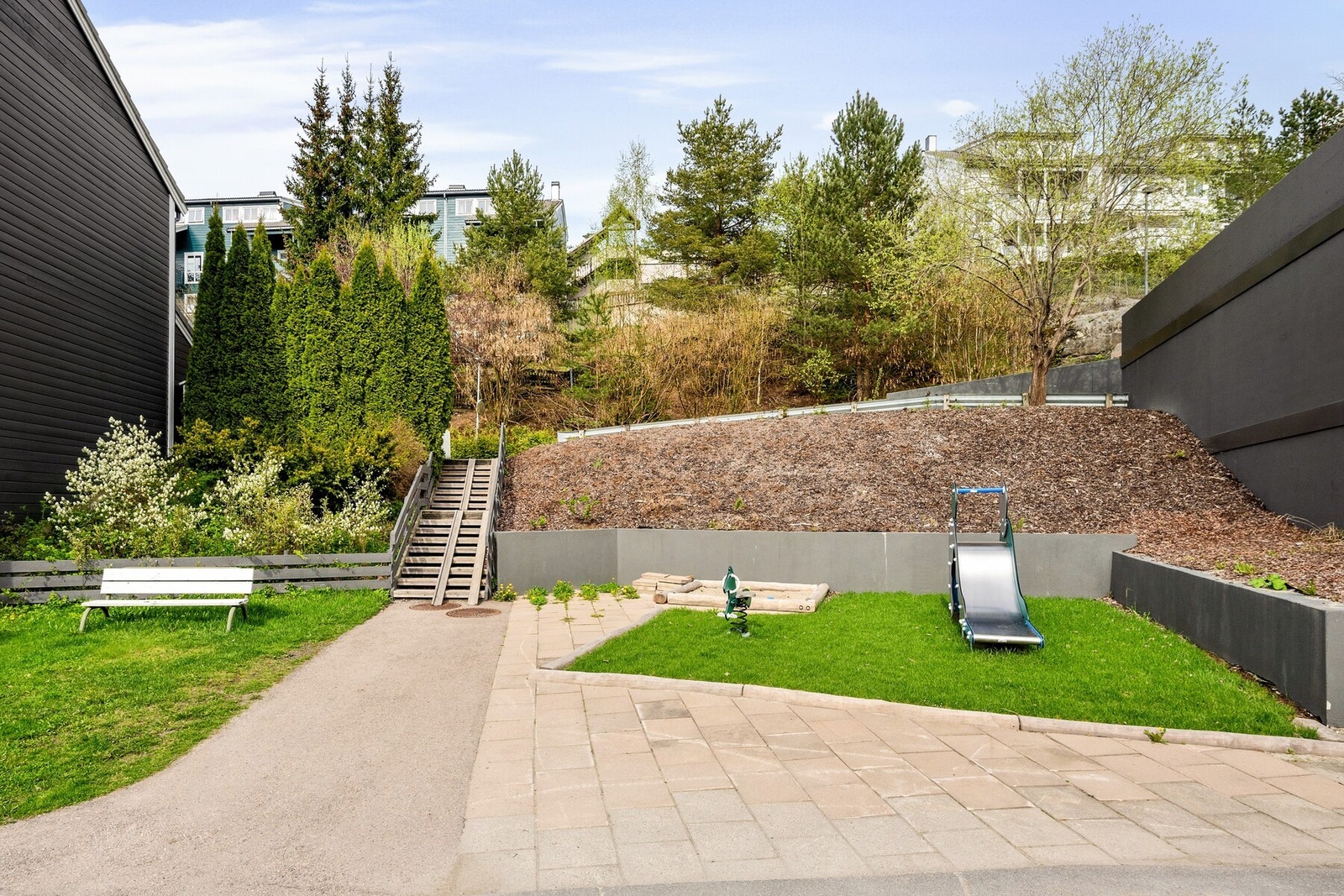 Koselig felles uteområde. Galleribilde