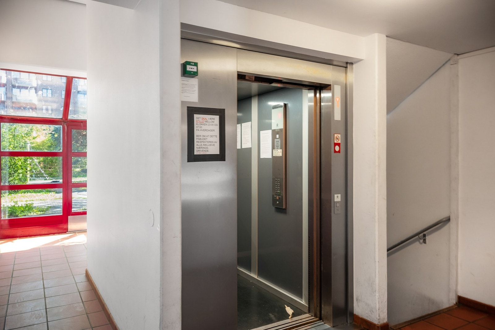 Det er heisadkomst til boligen. Galleribilde