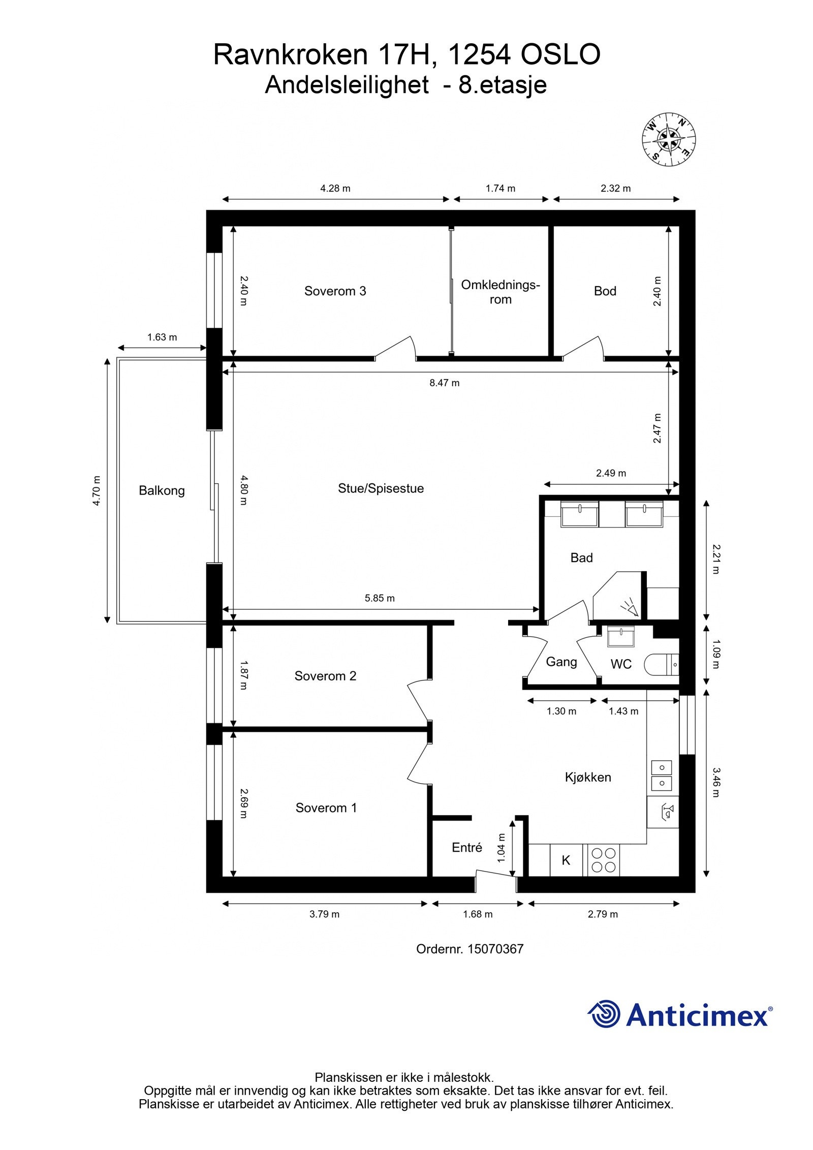 Plantegning Galleribilde