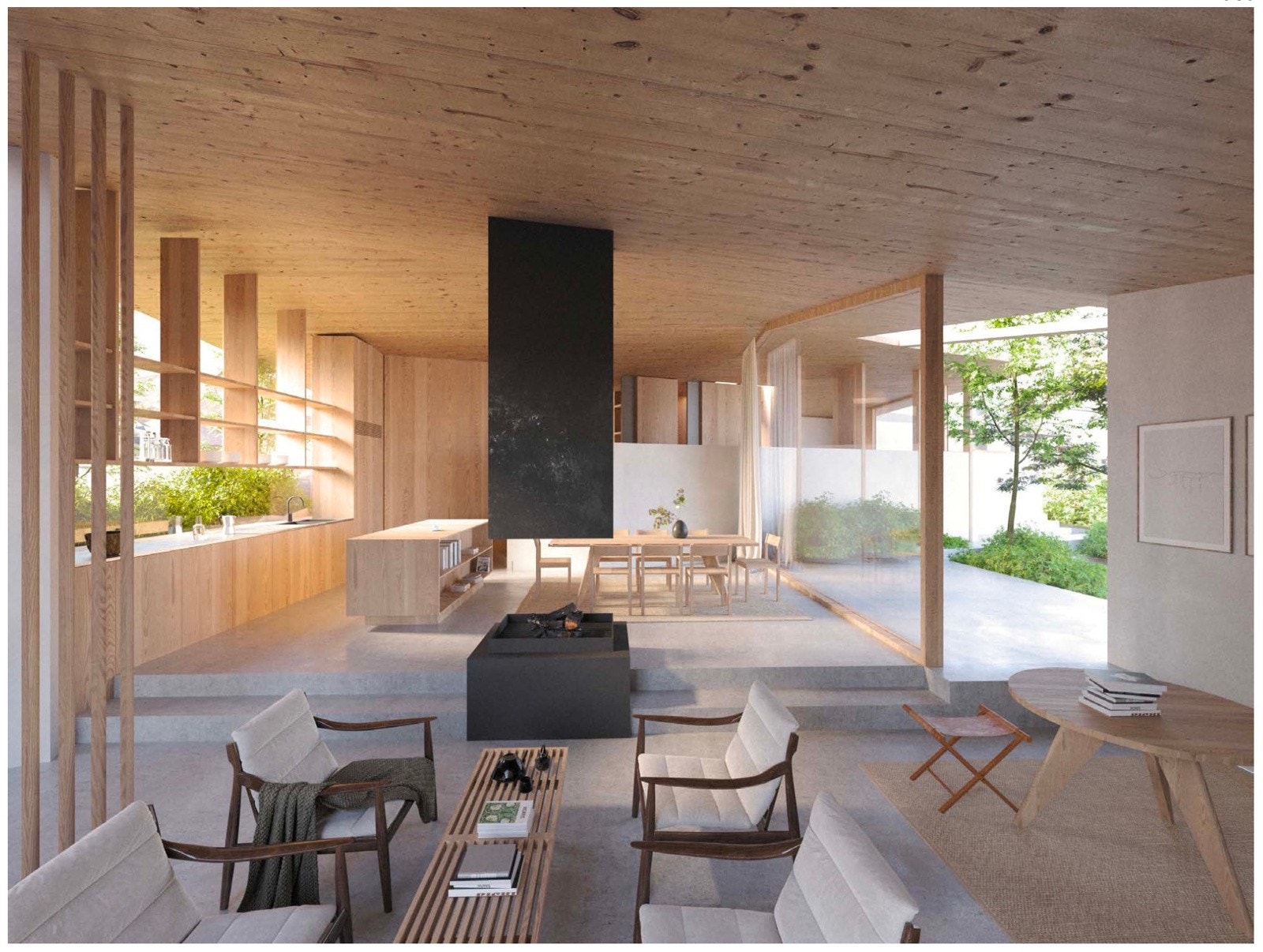 Eiendommen kan eventuelt også bebygges med en enebolig på hver tomt, som i så tilfelle vil kreve ny søknad. Galleribilde