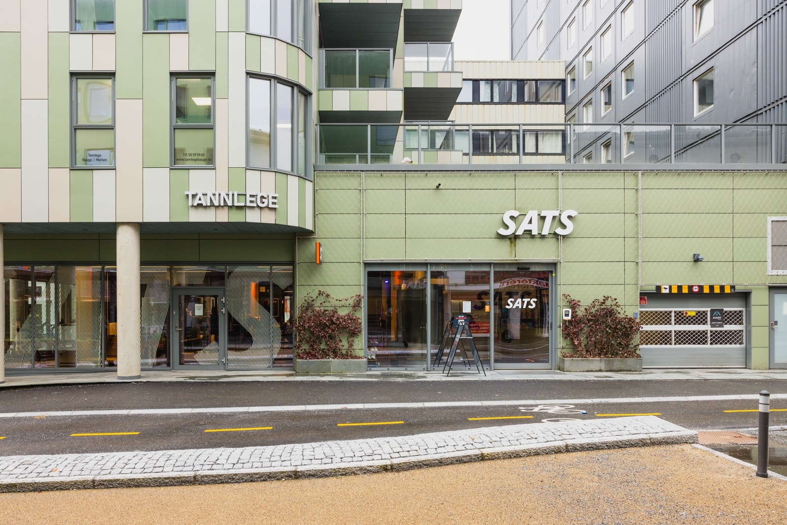 Du har flere treningssentre innen kort gangavstand med blant annet Sats - Danmarksplass. Galleribilde