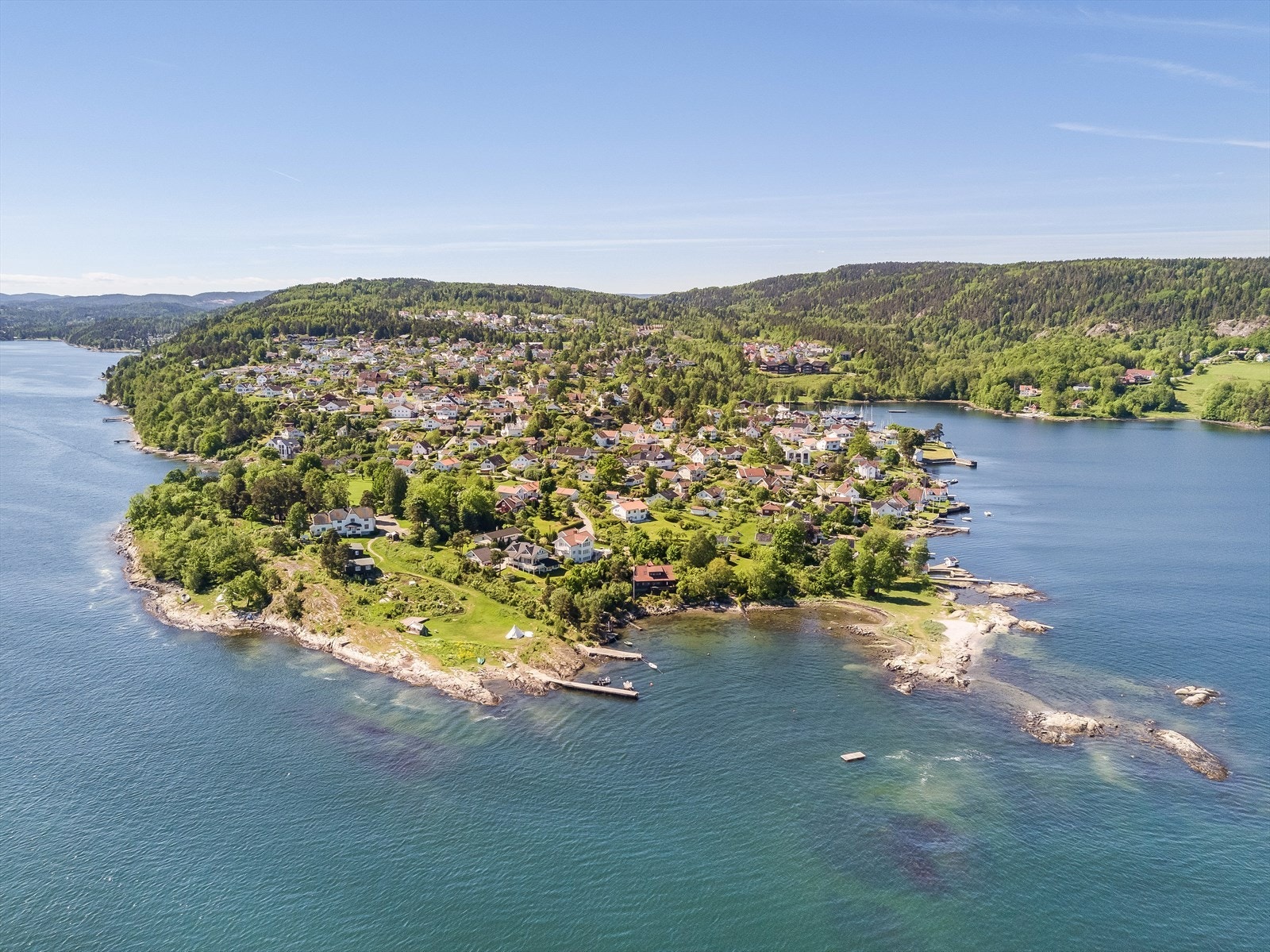 Høydefoto av Nærsnestangen. Galleribilde