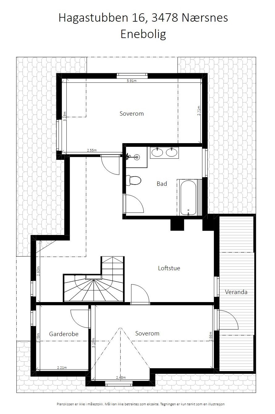 Plantegning 2. etasje. Galleribilde