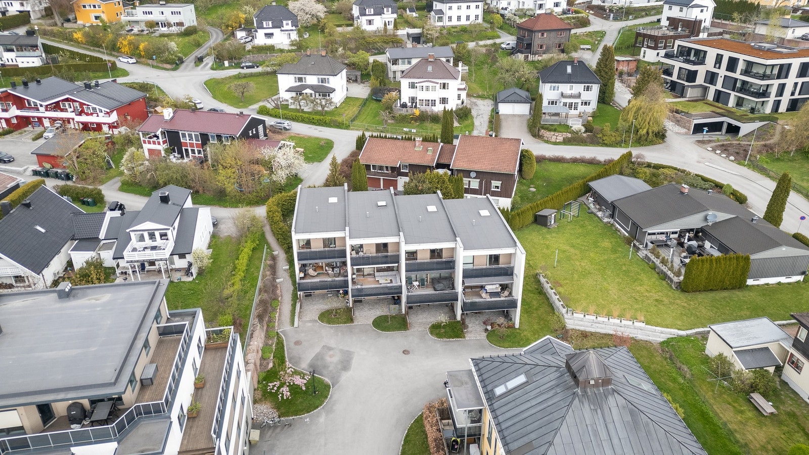 Flott beliggenhet i ende av blindvei Galleribilde