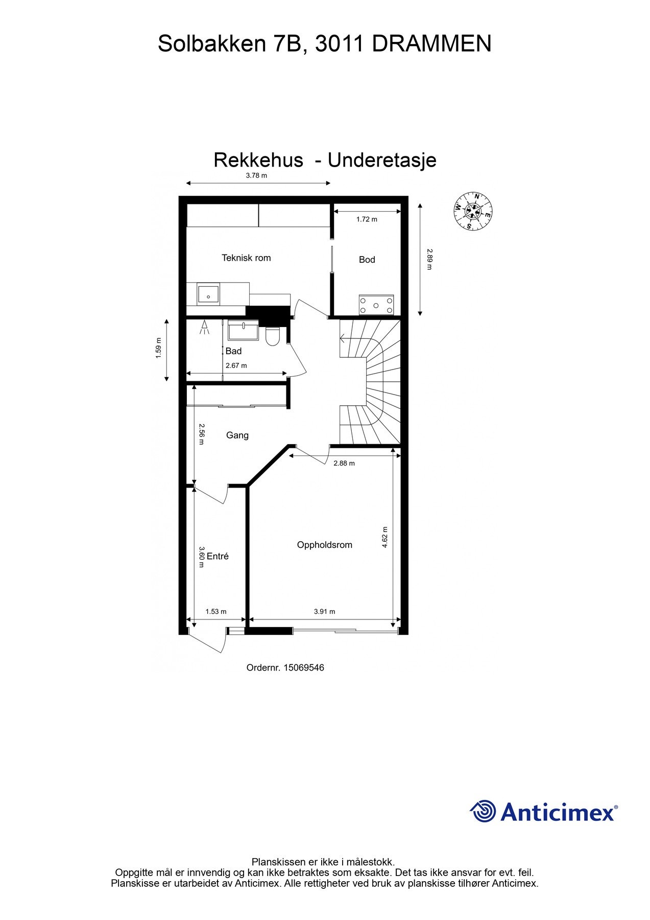 Plantegning u. etasje Galleribilde