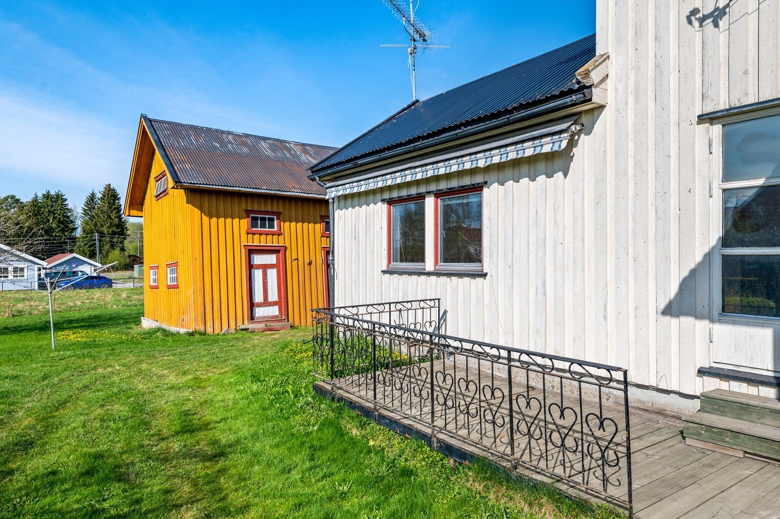 Hyggelig uteplass. Galleribilde
