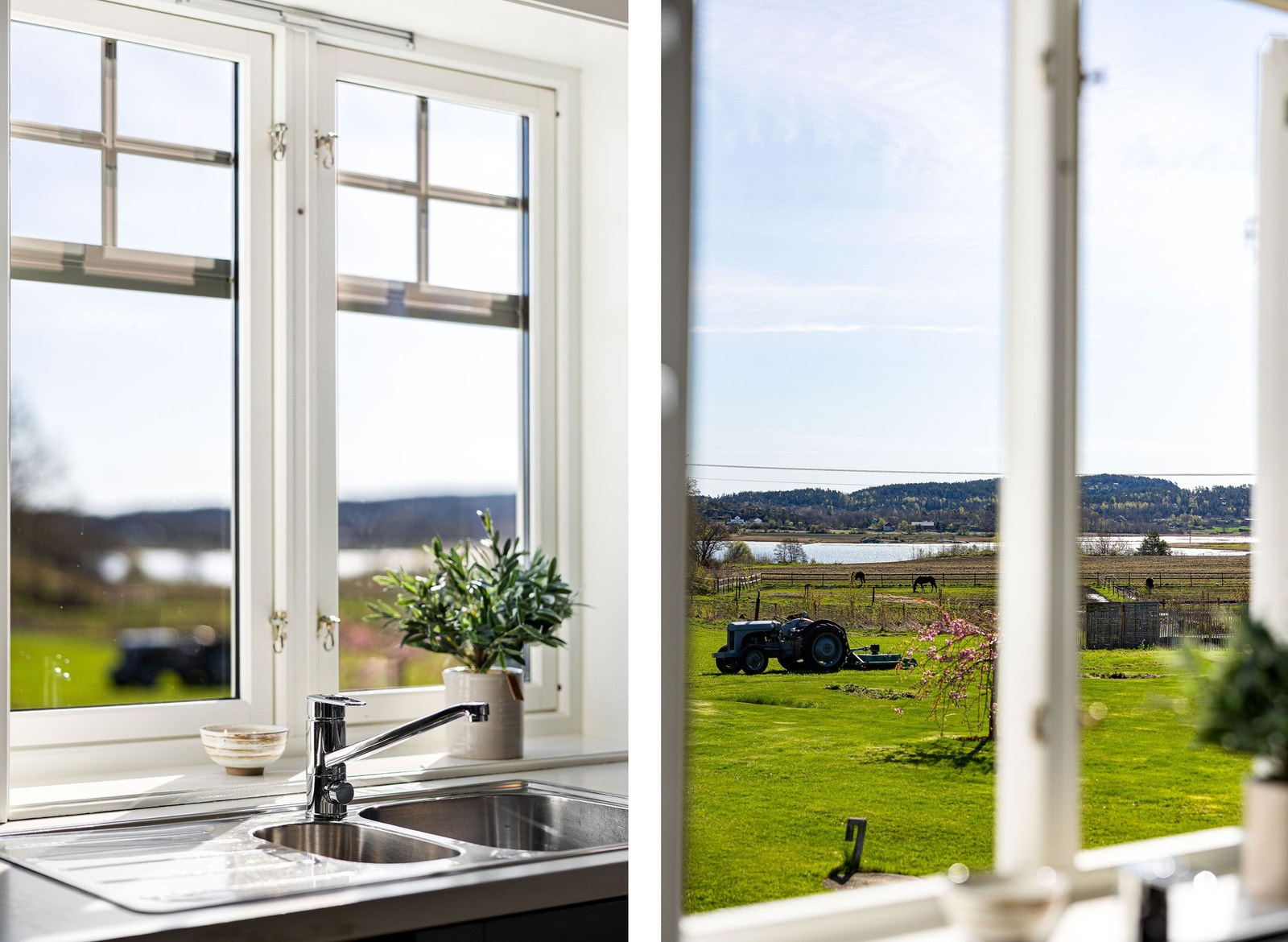 Utsikt fra kjøkken. Galleribilde