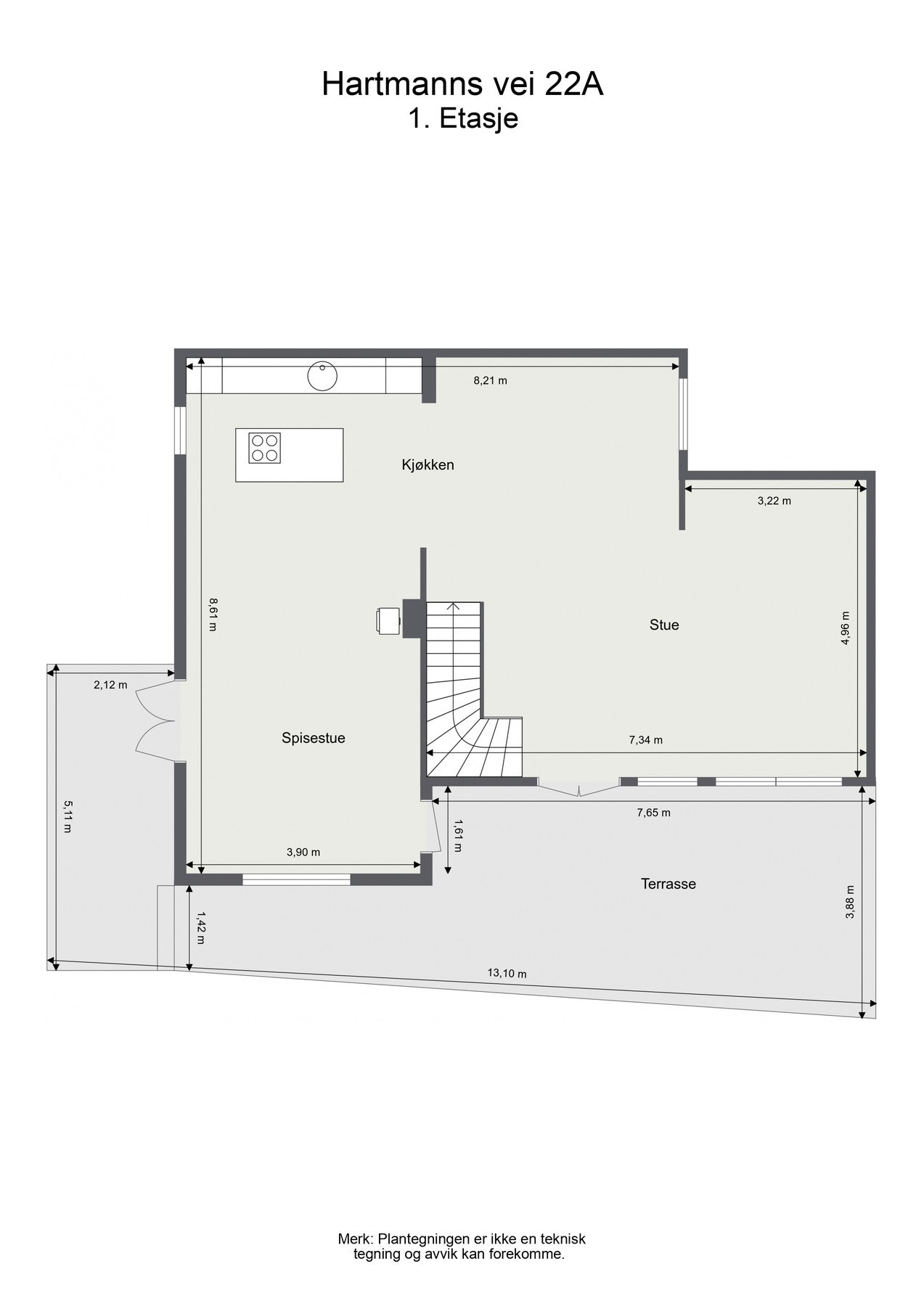 Planløsning 1. Etasje Galleribilde