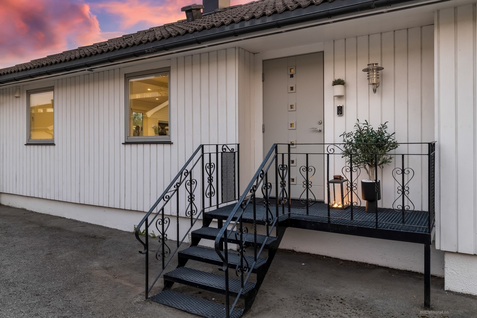 Hyggelig inngangsparti. Galleribilde