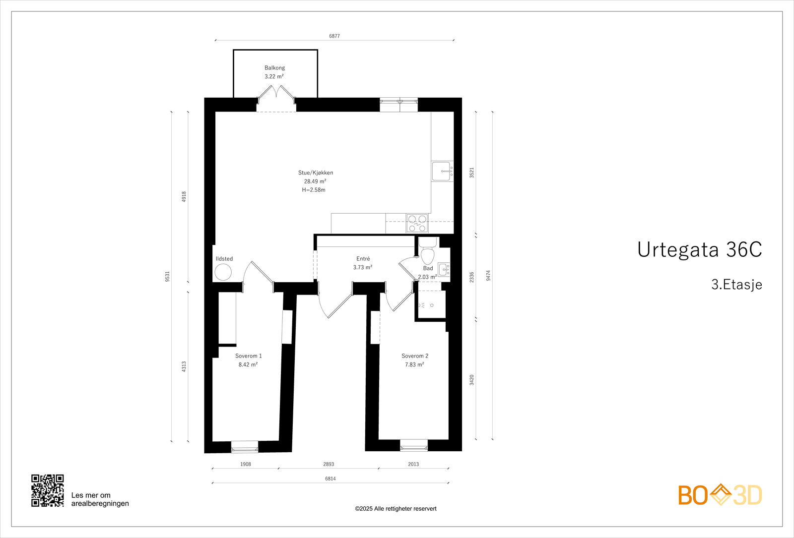 Plantegning. Galleribilde