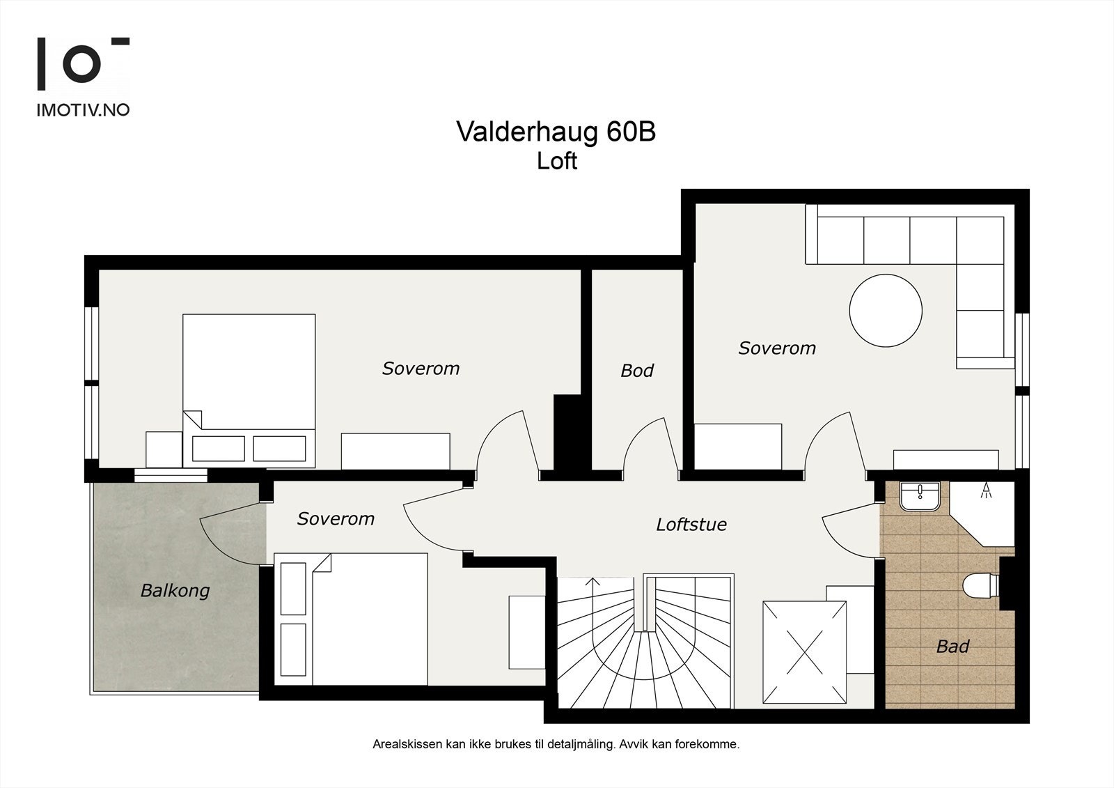 - Plantegning loftsetasje - Galleribilde