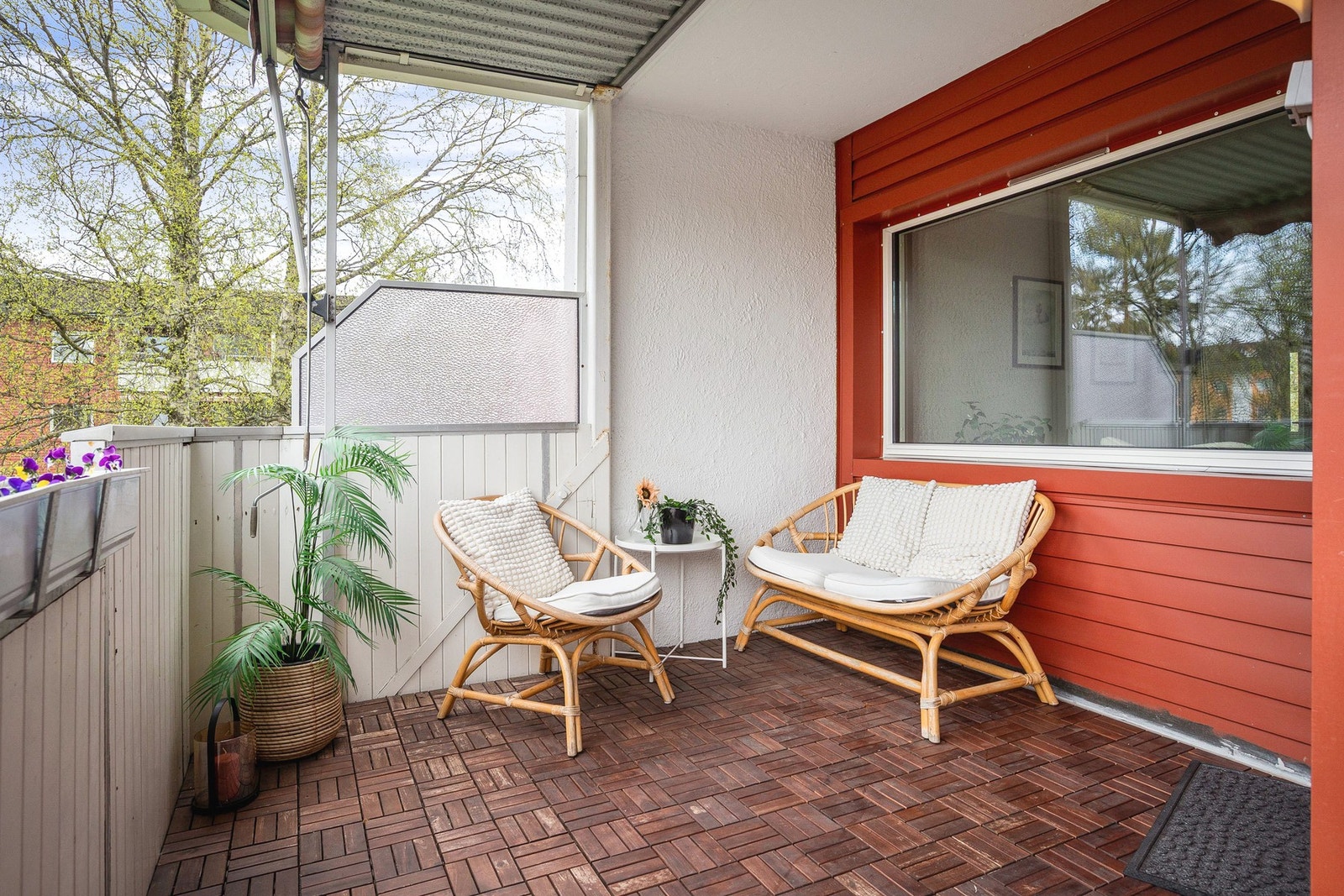 Balkongen byr på gode soneinndelinger med flere innredningsmuligheter. Galleribilde