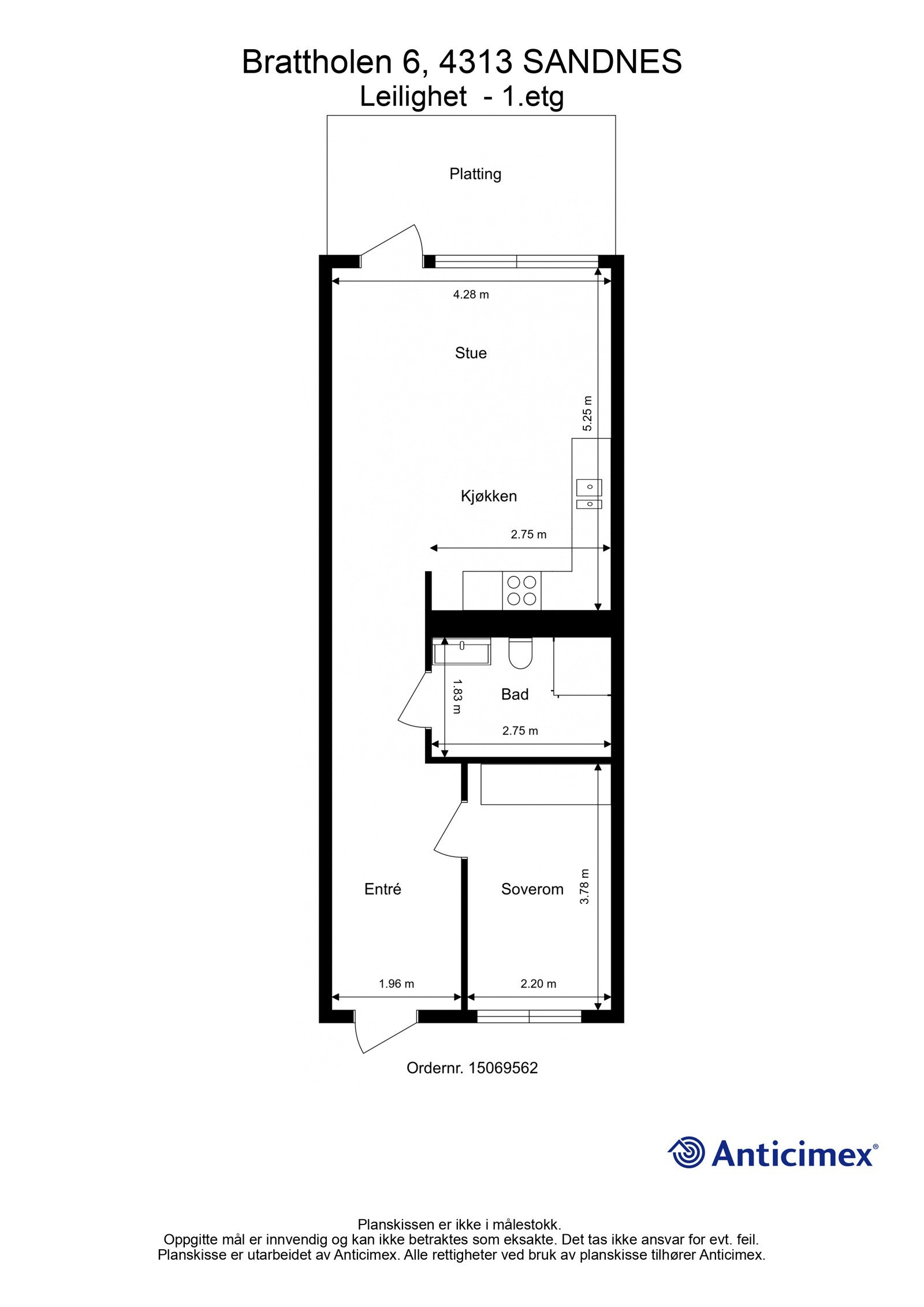 Plantegning Galleribilde