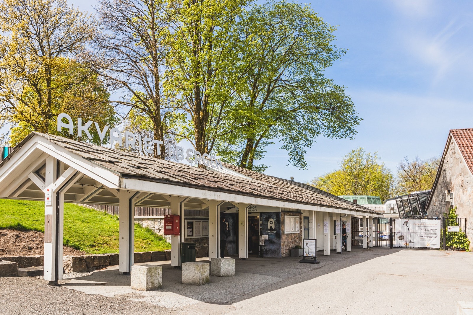 Akvariet i Bergen ligger i gangavstand fra leiligheten. Galleribilde
