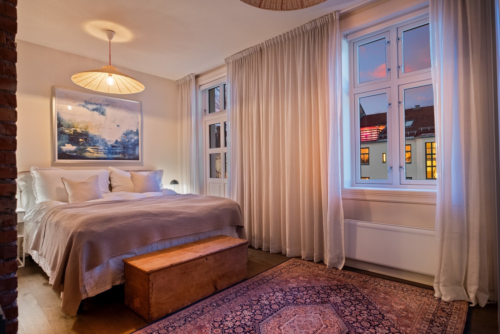 Soverommet har en god atmosfære som gjør det enkelt å falle til ro om kvelden. Galleribilde