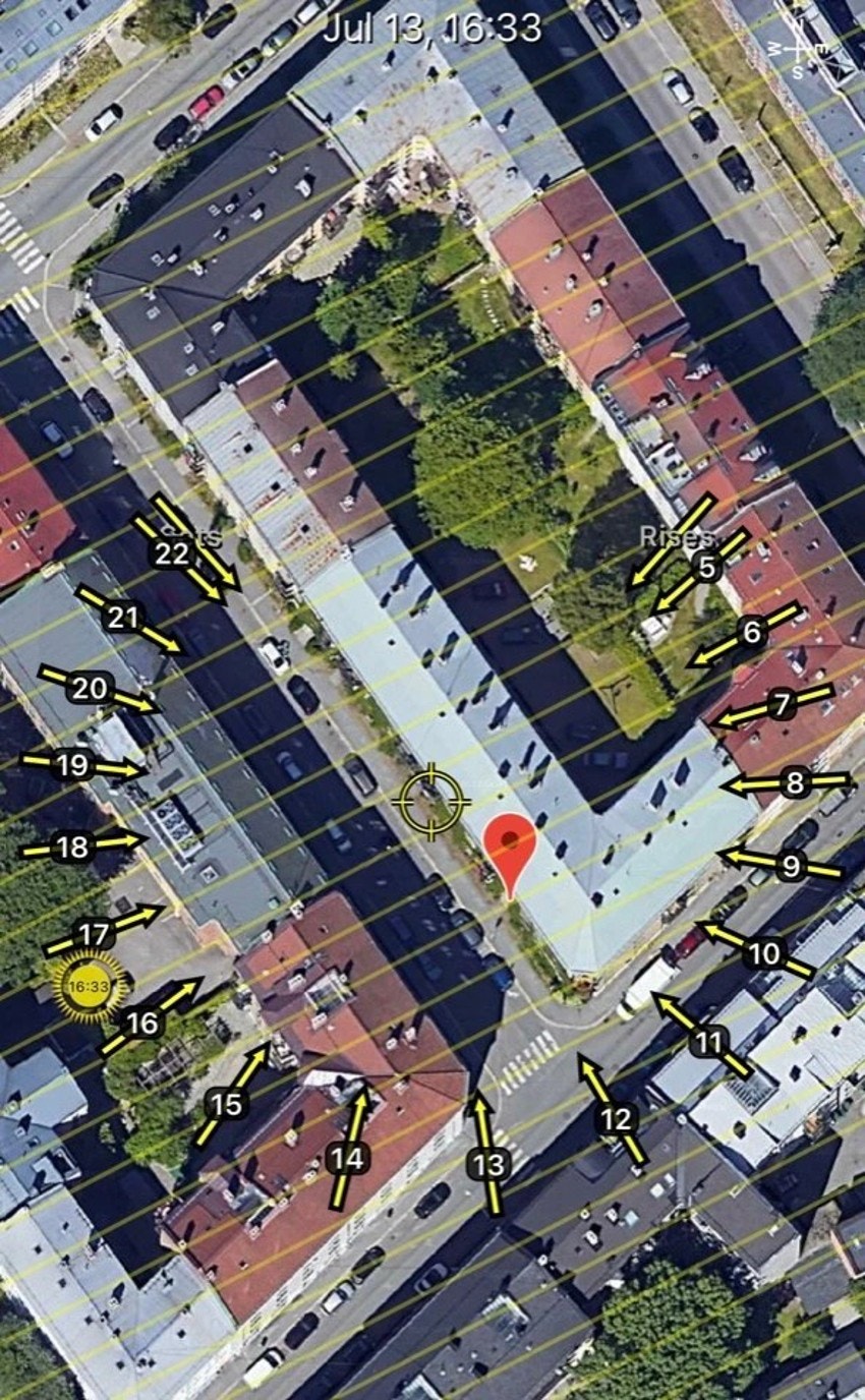 Beliggenheten er skjermet og sentral. Galleribilde