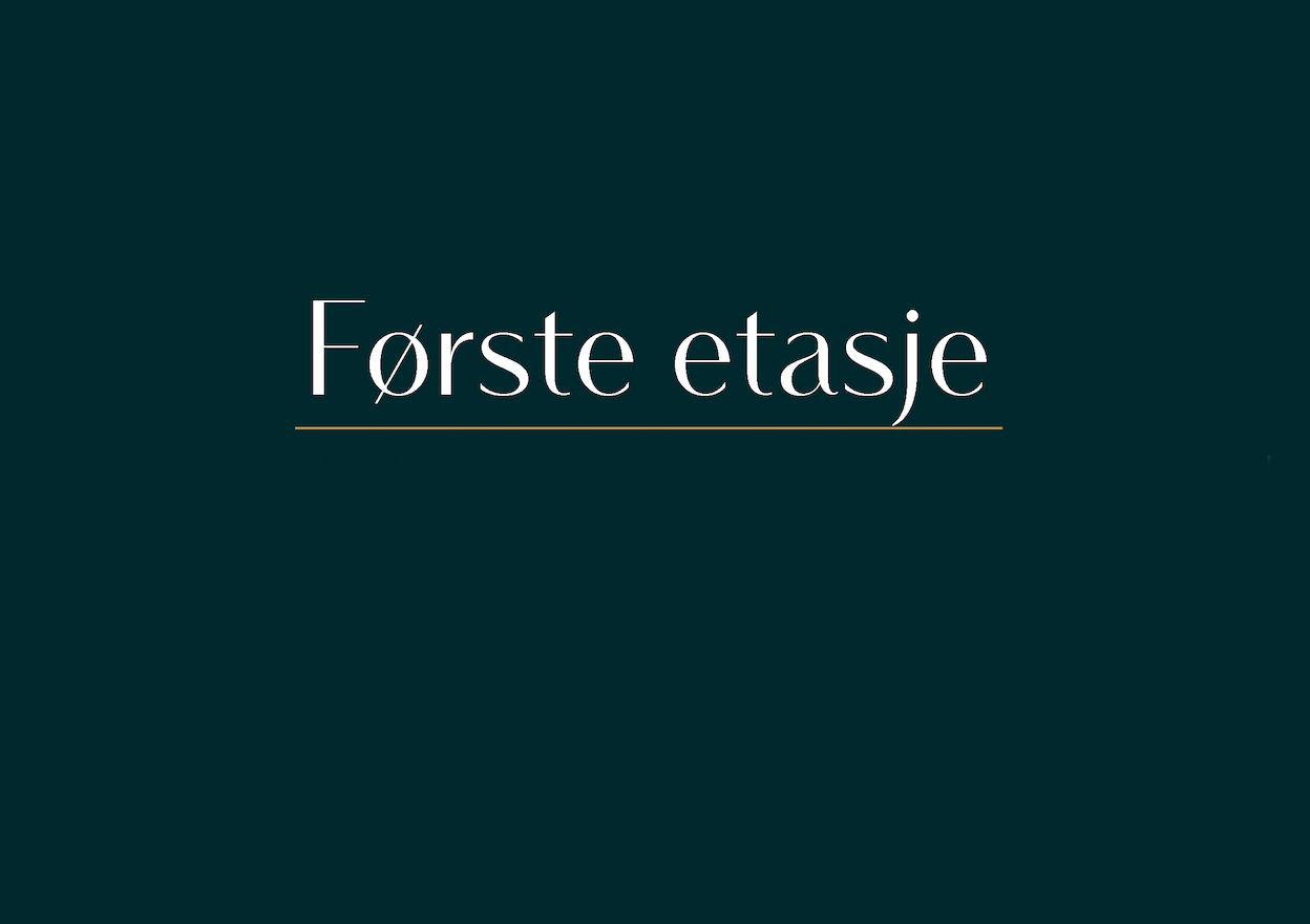 1. etasje inneholder bad, entré, gang, tre soverom og stue/kjøkken. Galleribilde
